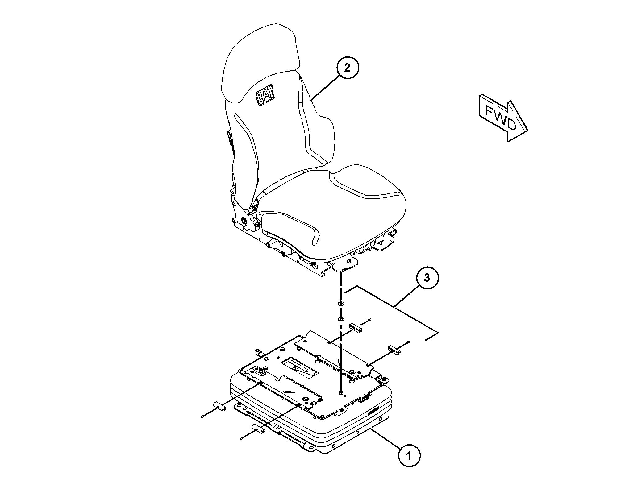 443-8101: СИДЕНЬЕ С ПОДВЕСКОЙ