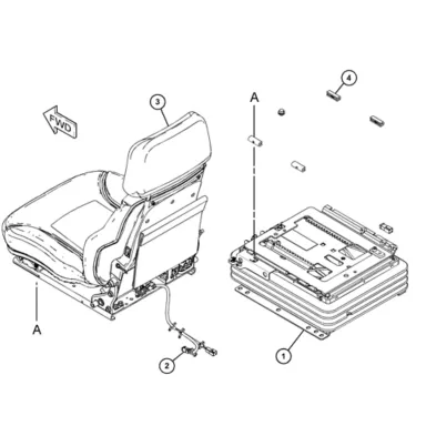 421-1287: GP SEAT-SUSP