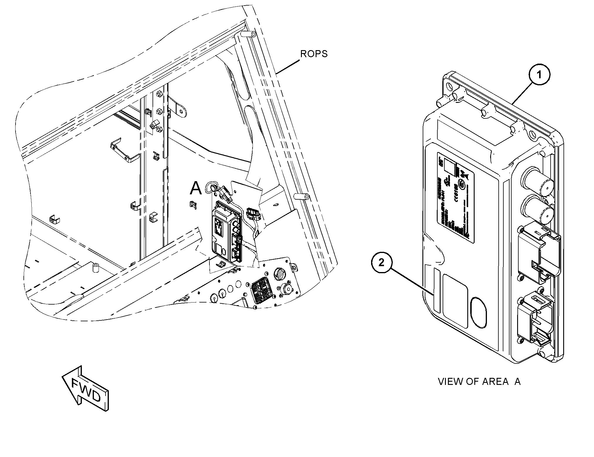 Электронный блок управления в сборе