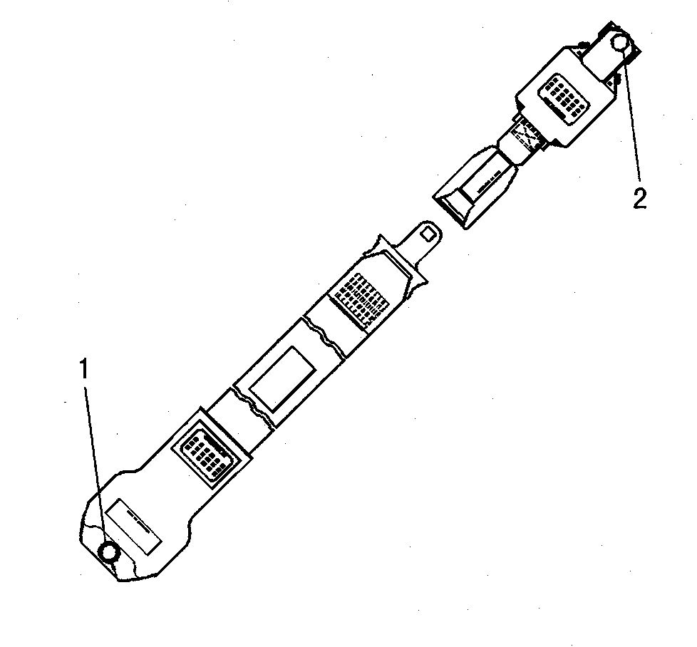 Ремень в сборе - сиденье