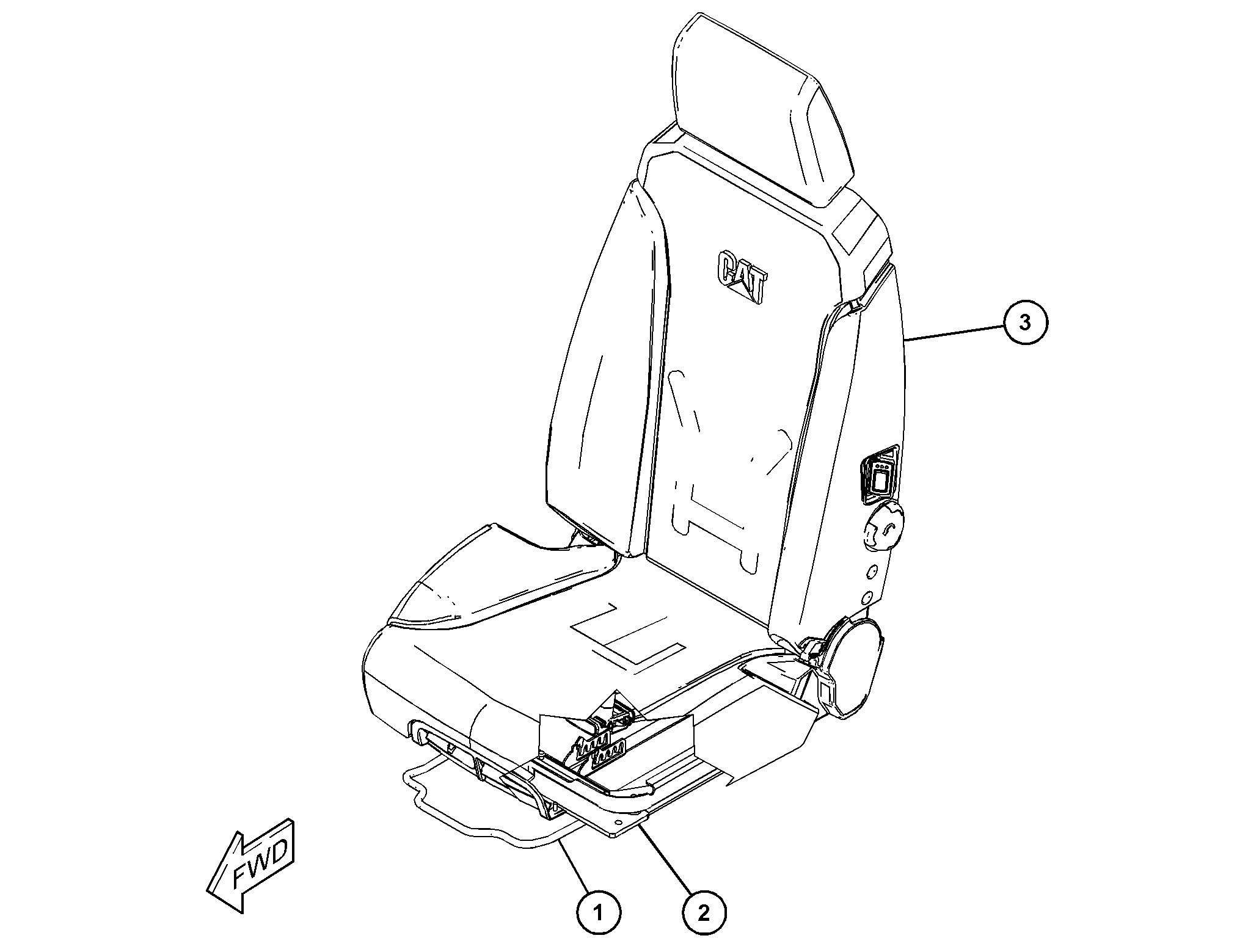 452-6707: Сиденье в сборе