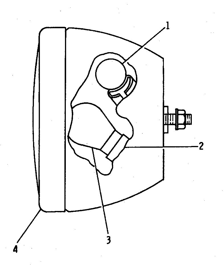 Стоп-сигнал и задний фонарь в сборе