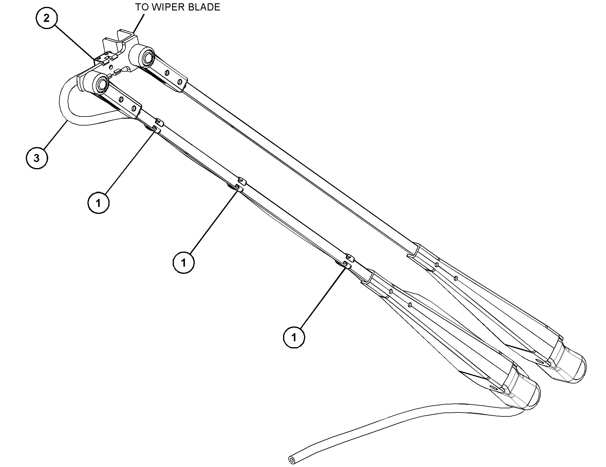 Рычаг в сборе — стеклоочиститель