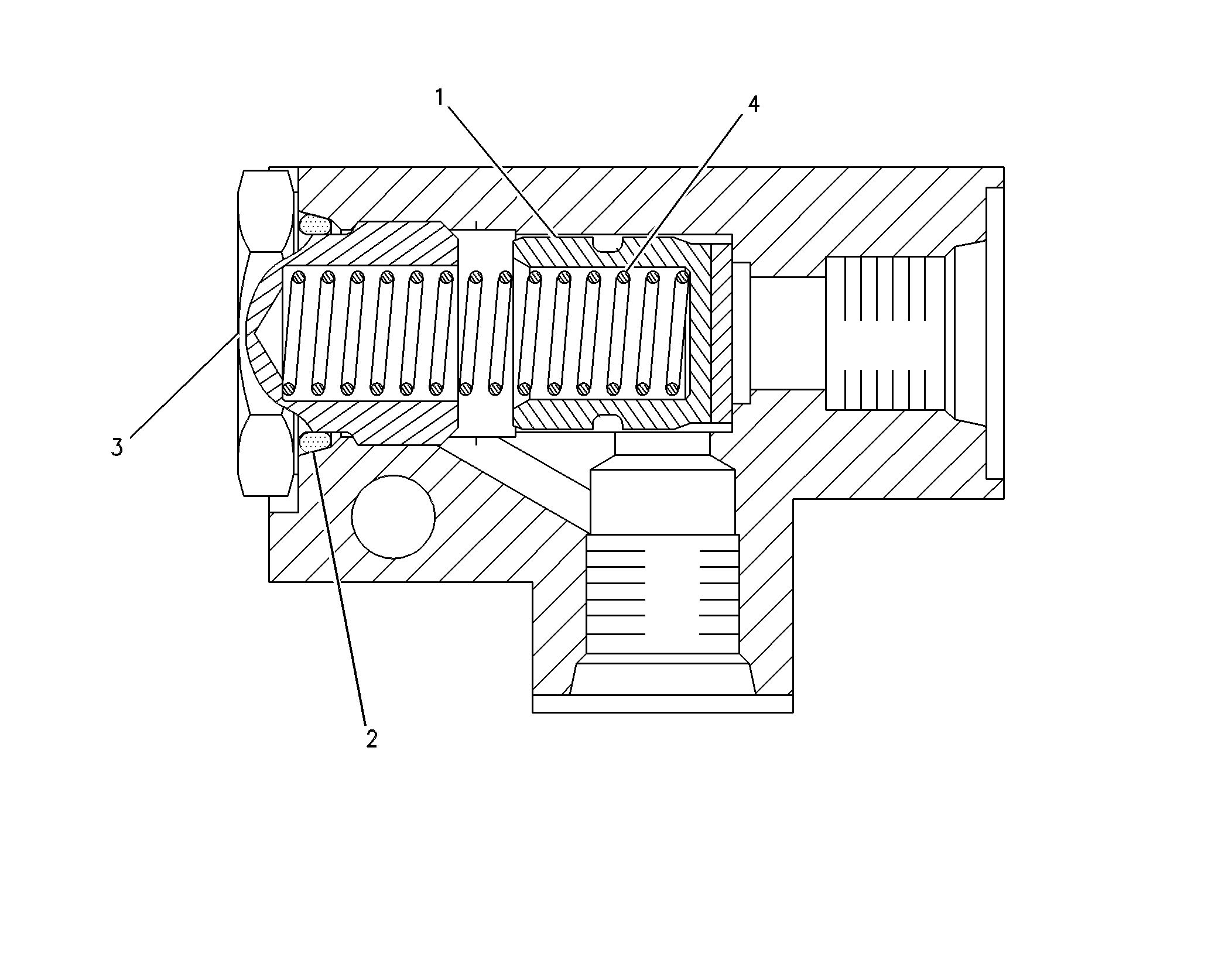 Предохранительный клапан топливопровода