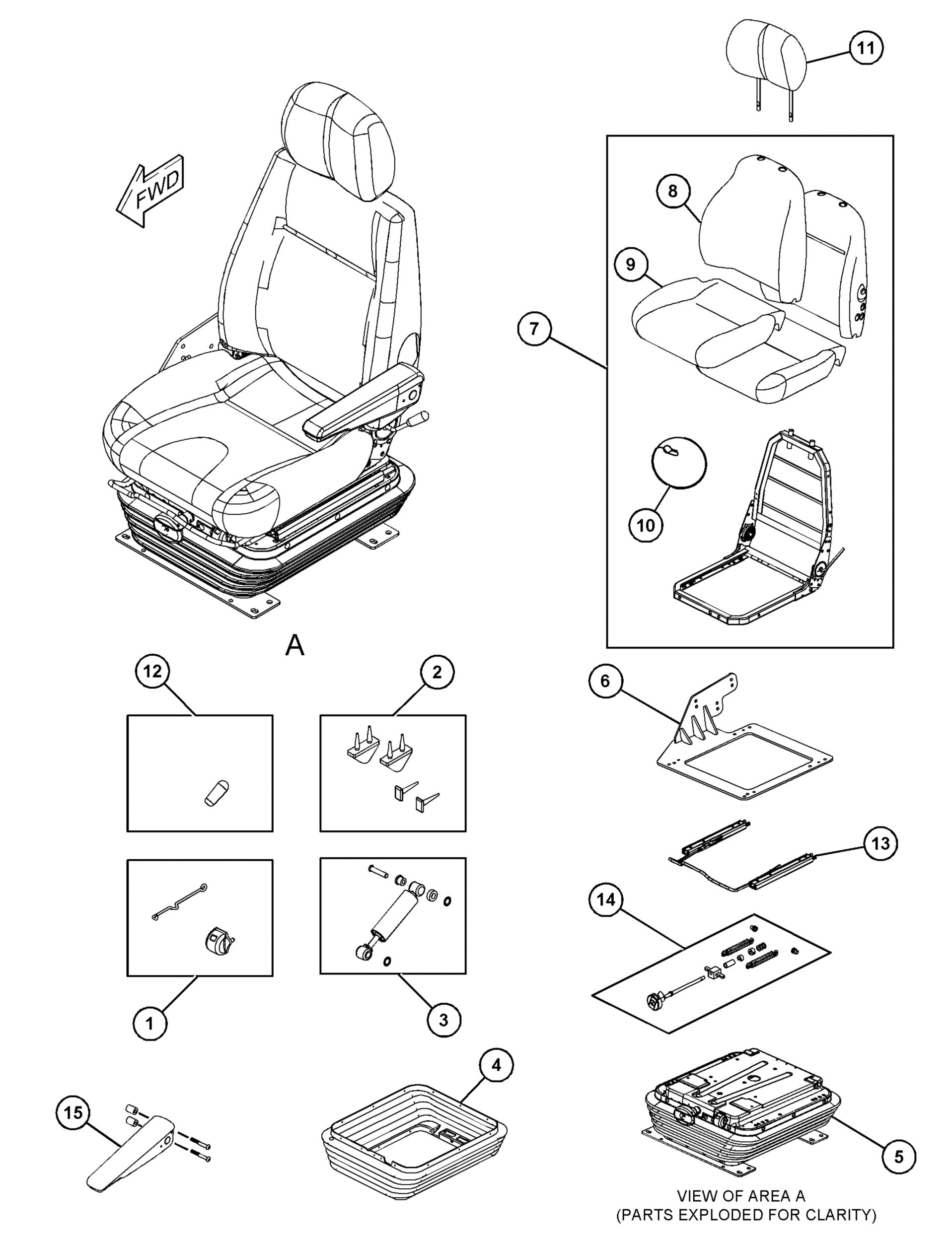 СИДЕНЬЕ С ПОДВЕСКОЙ