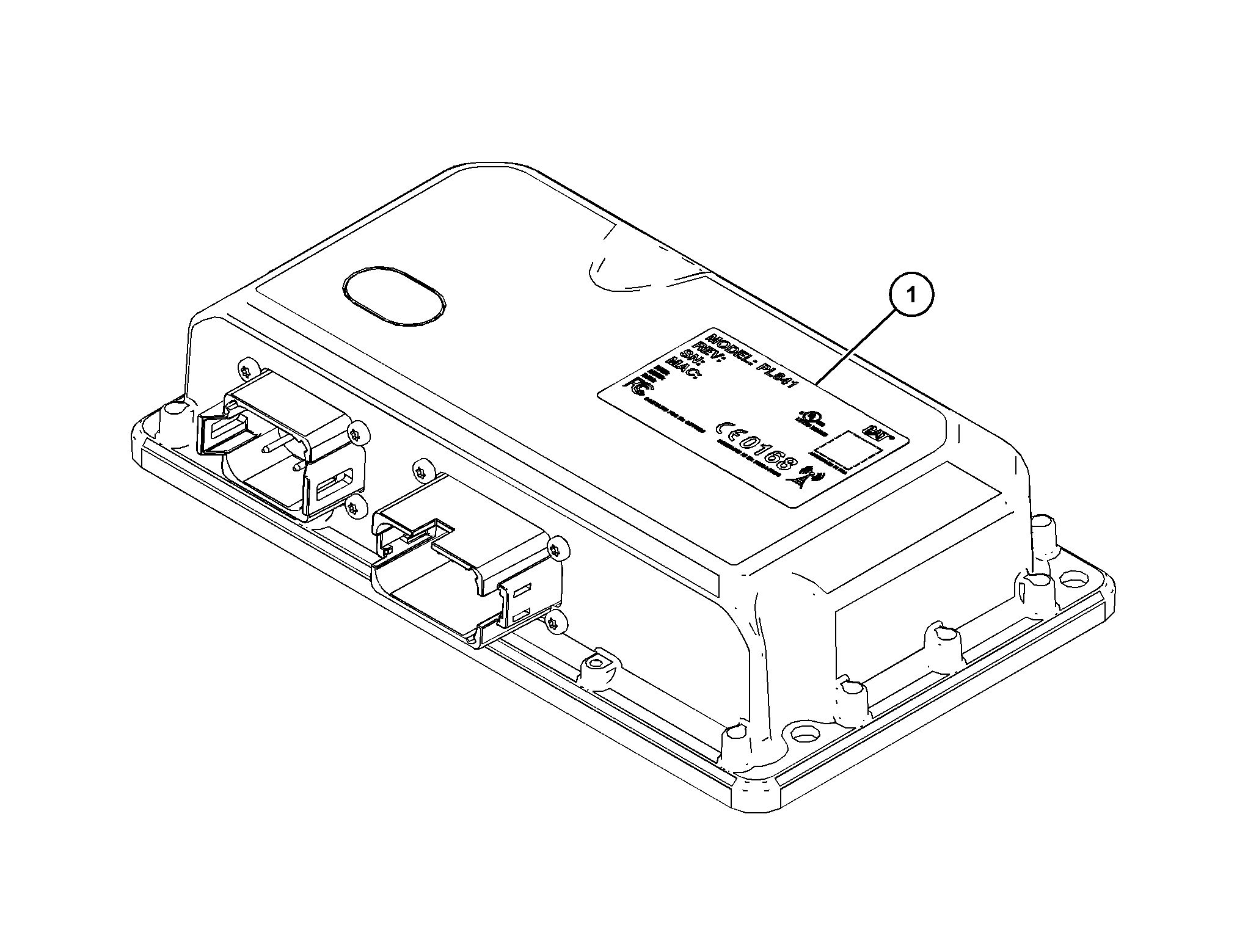 Электронный блок управления в сборе