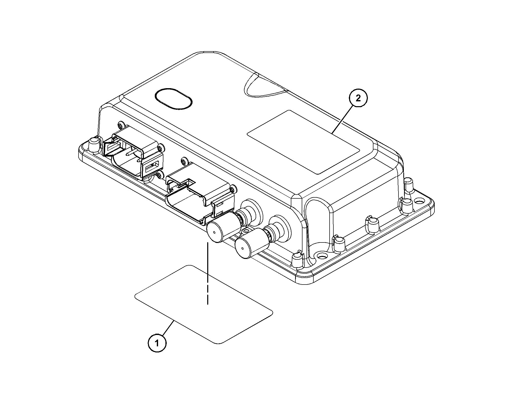 442-7199: Электронный блок управления в сборе