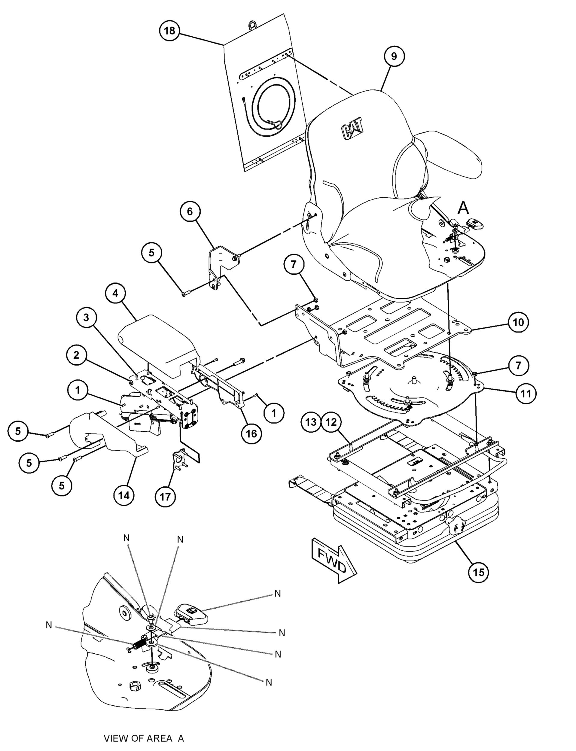 415-0040: СИДЕНЬЕ С ПОДВЕСКОЙ