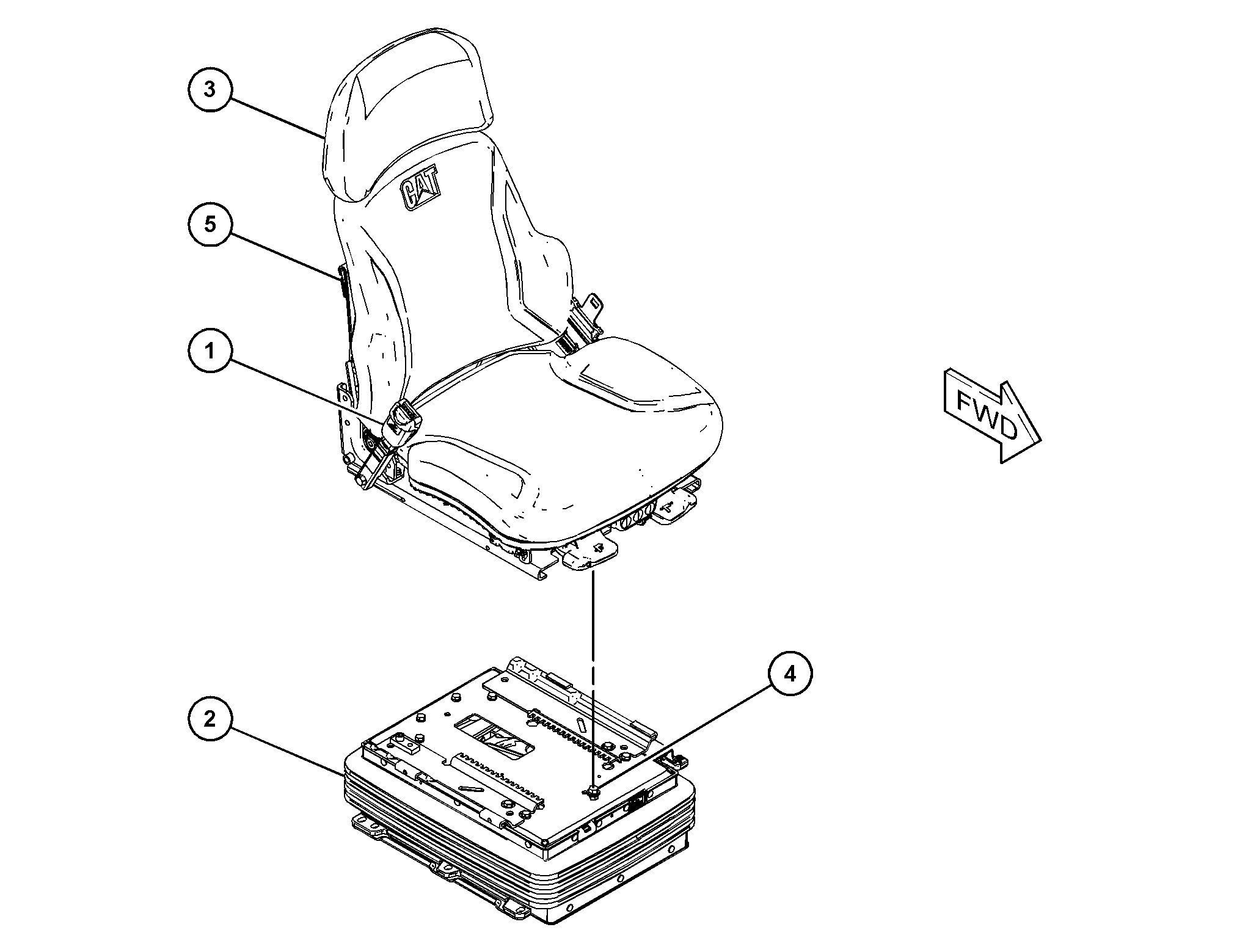 421-1208: Сиденье подрессоренное