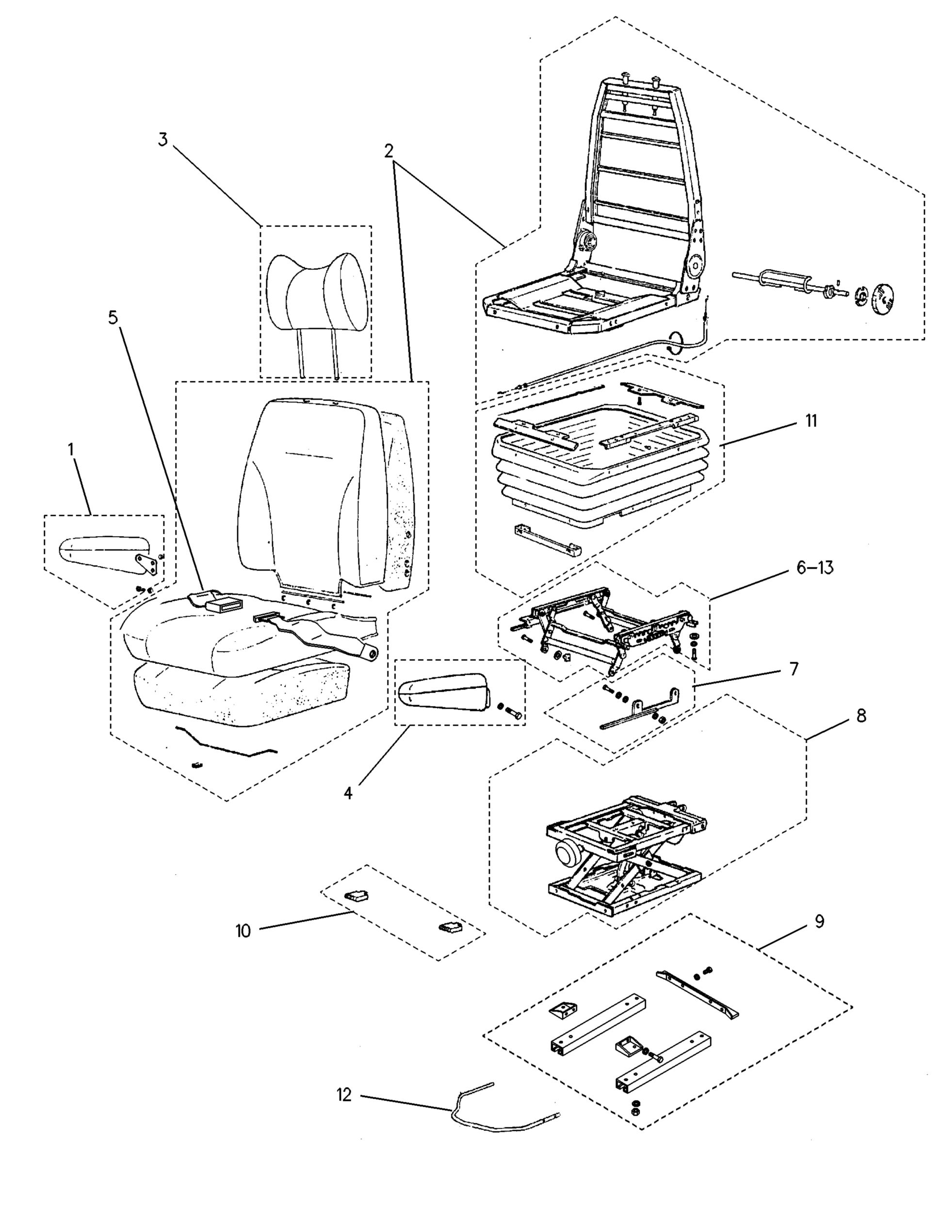 6C-7314: БЛОК СИДЕНЬЯ
