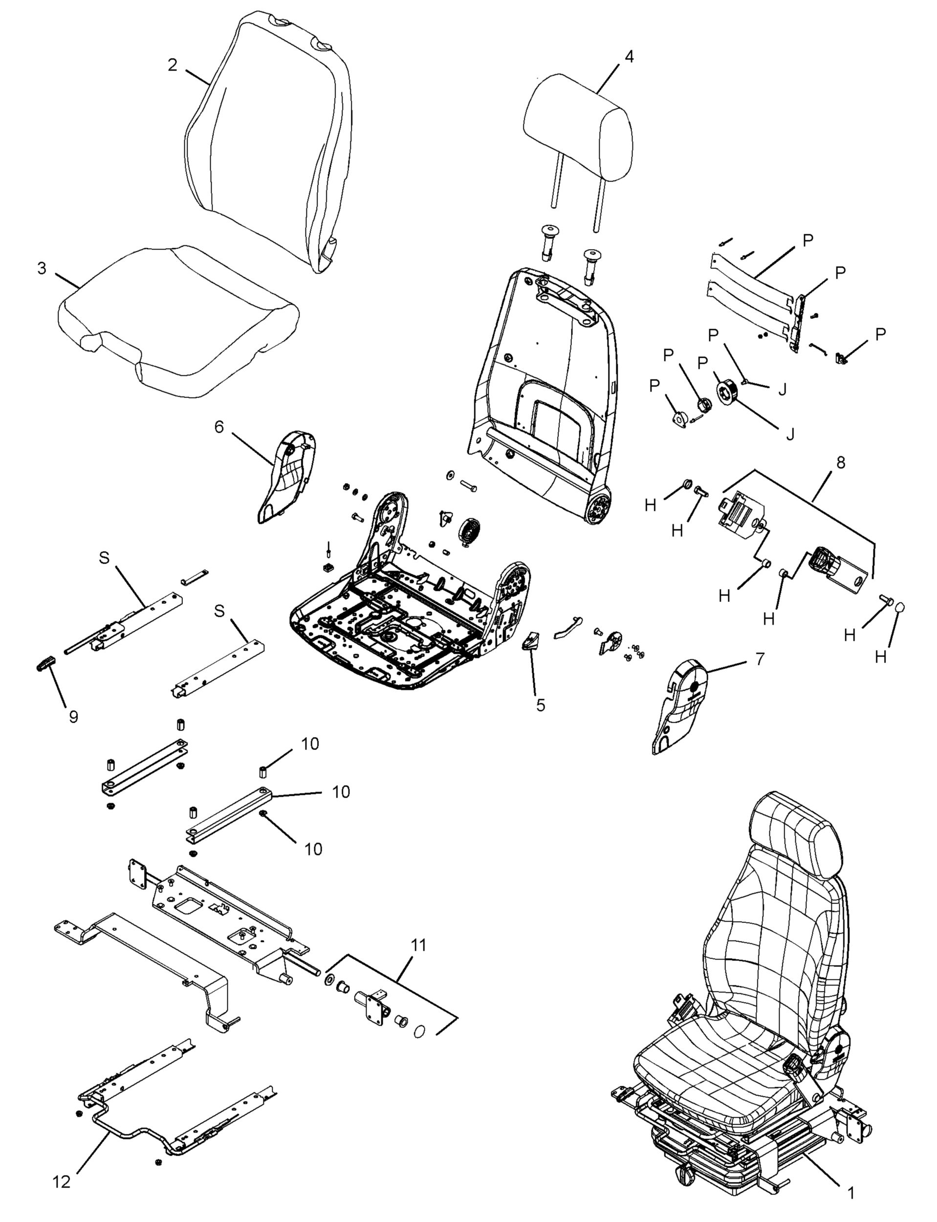 СИДЕНЬЕ С ПОДВЕСКОЙ