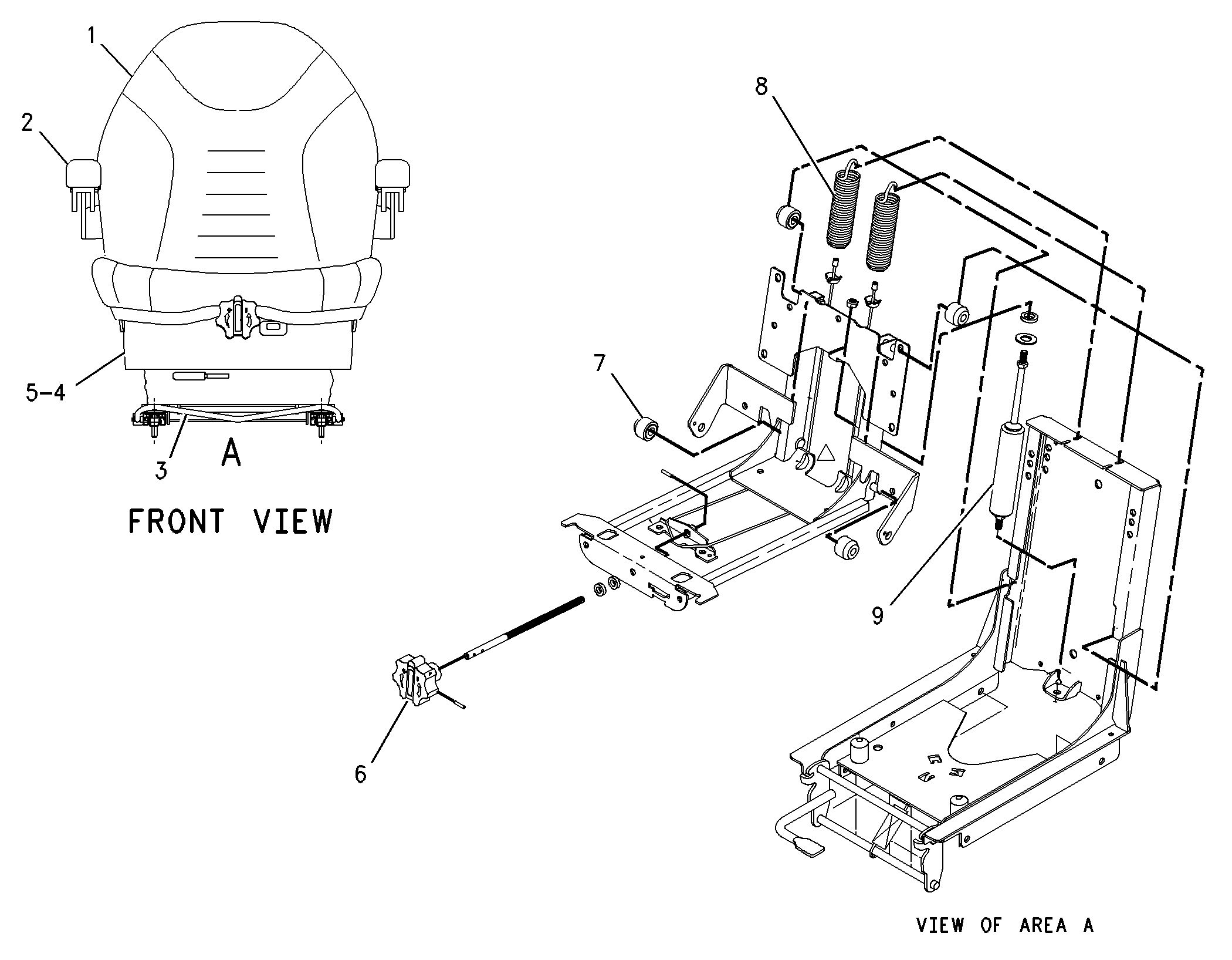 БЛОК РЕГУЛИРОВКИ СИДЕНЬЯ