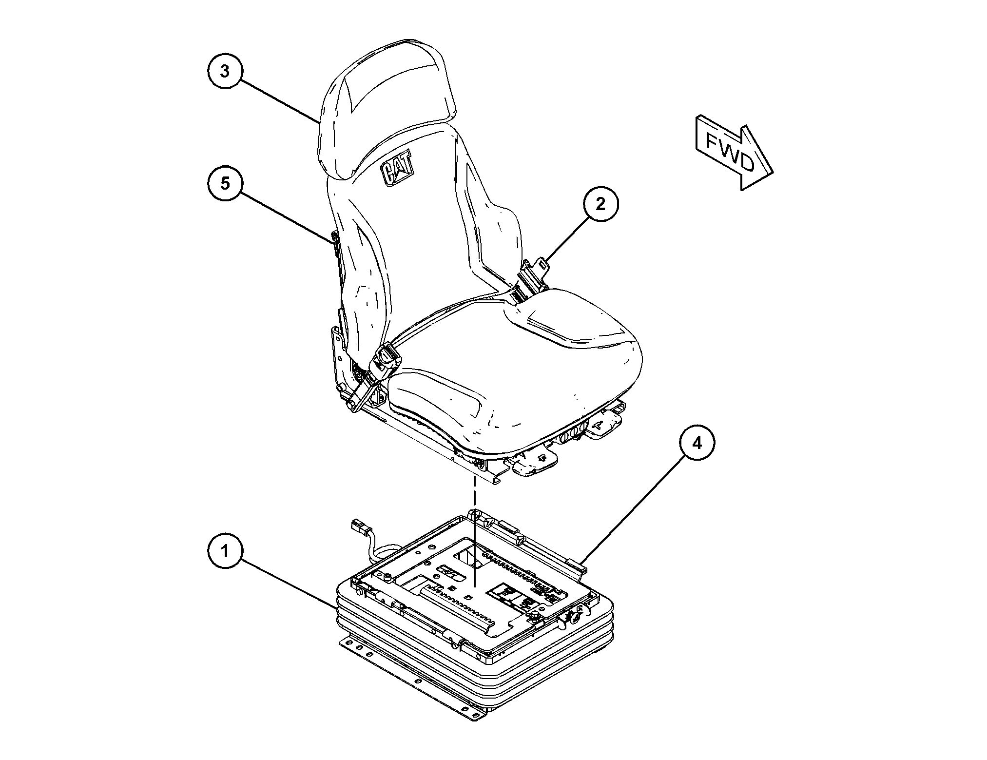 Сиденье подрессоренное