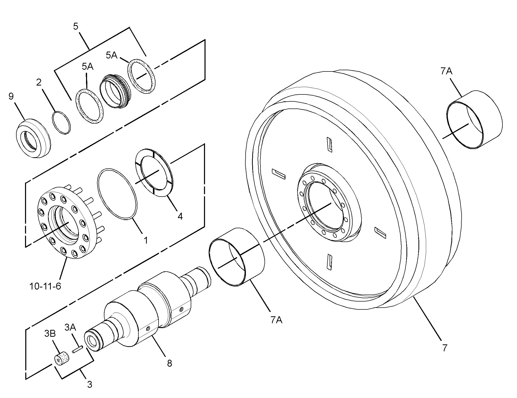 354-7512: IDLER GP-TRA