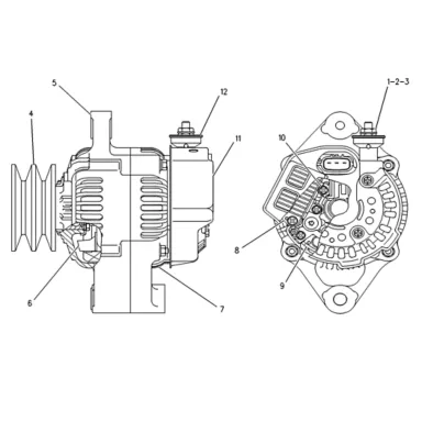 105-2811: Alternator Group