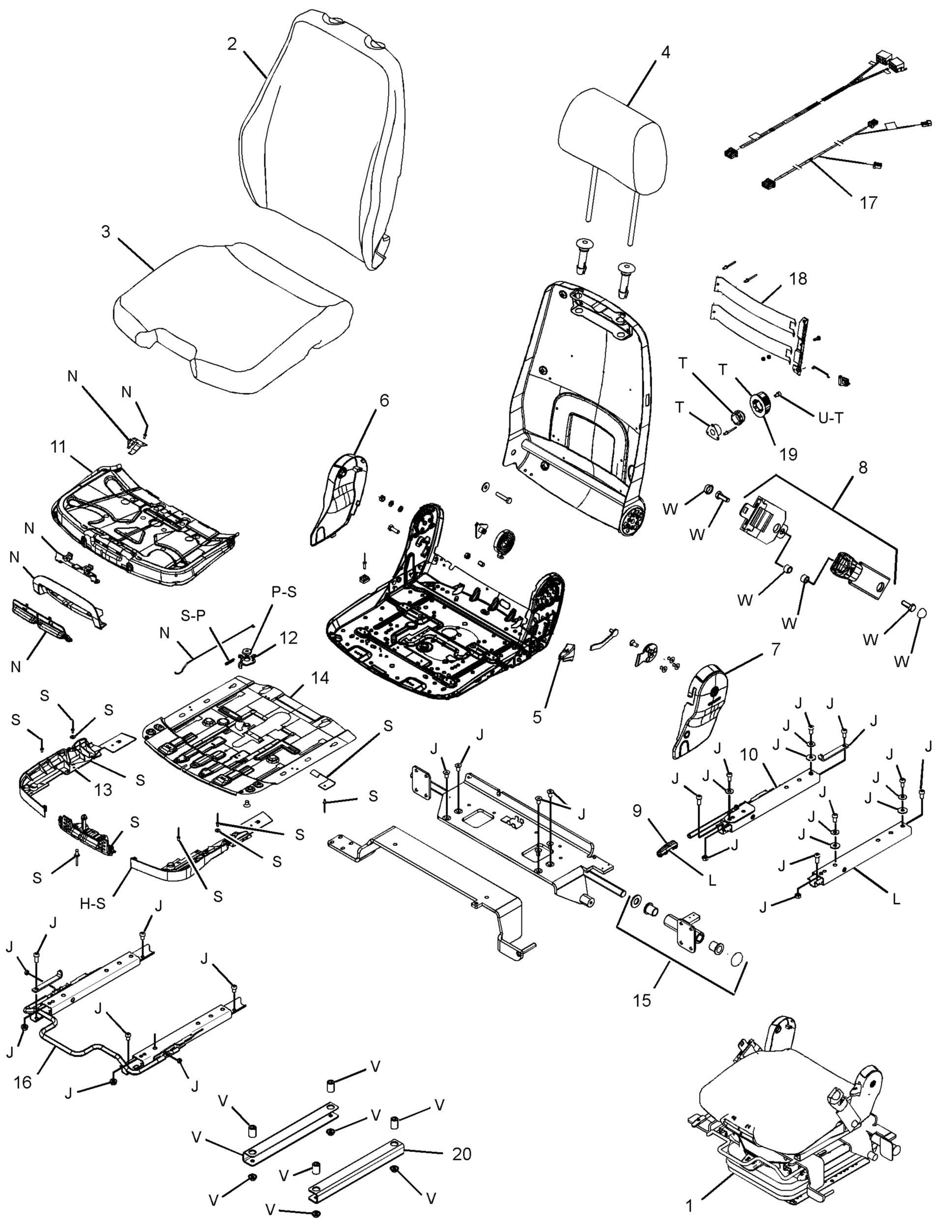 356-1638: СИДЕНЬЕ С ПОДВЕСКОЙ