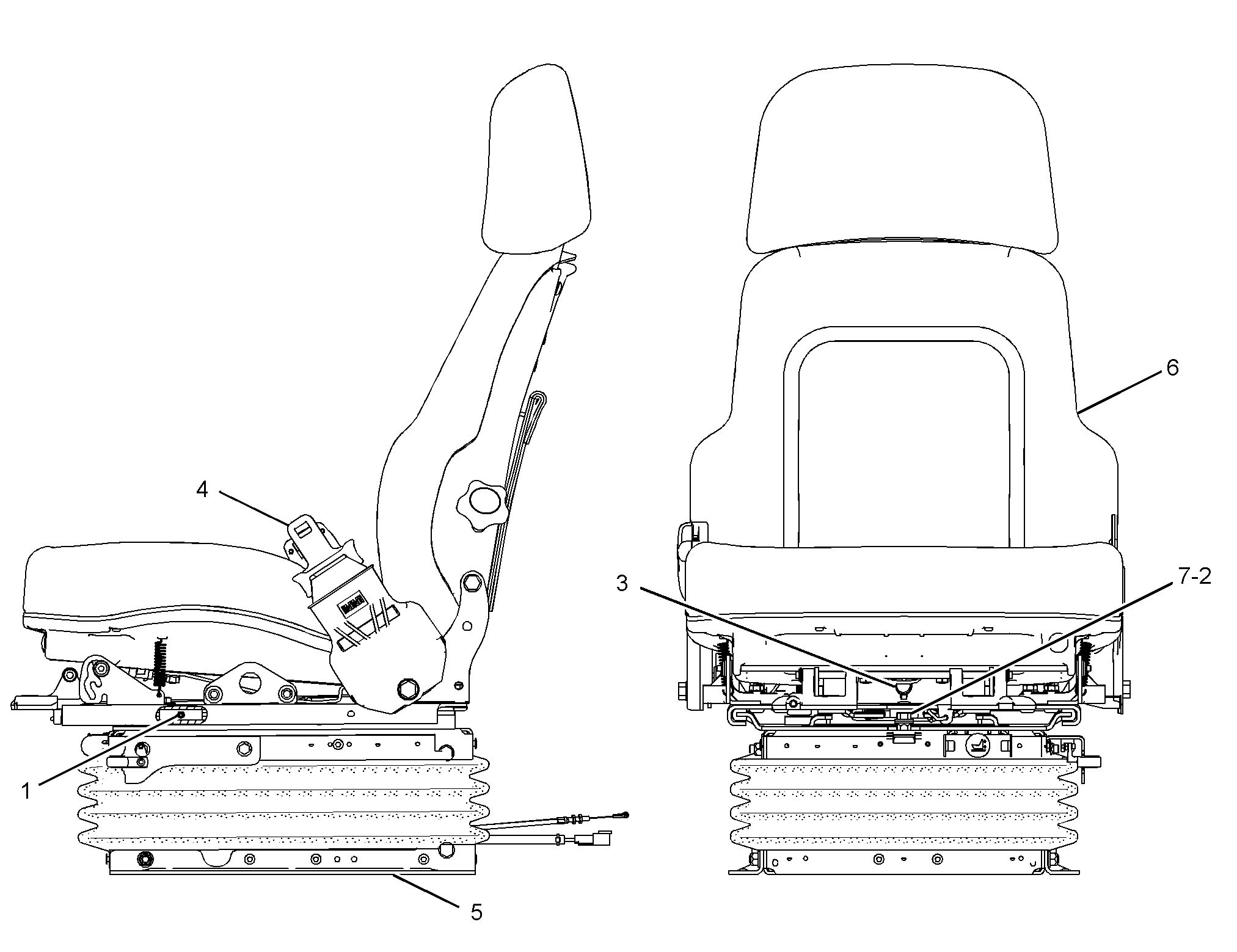 272-8109: СИДЕНЬЕ С ПОДВЕСКОЙ