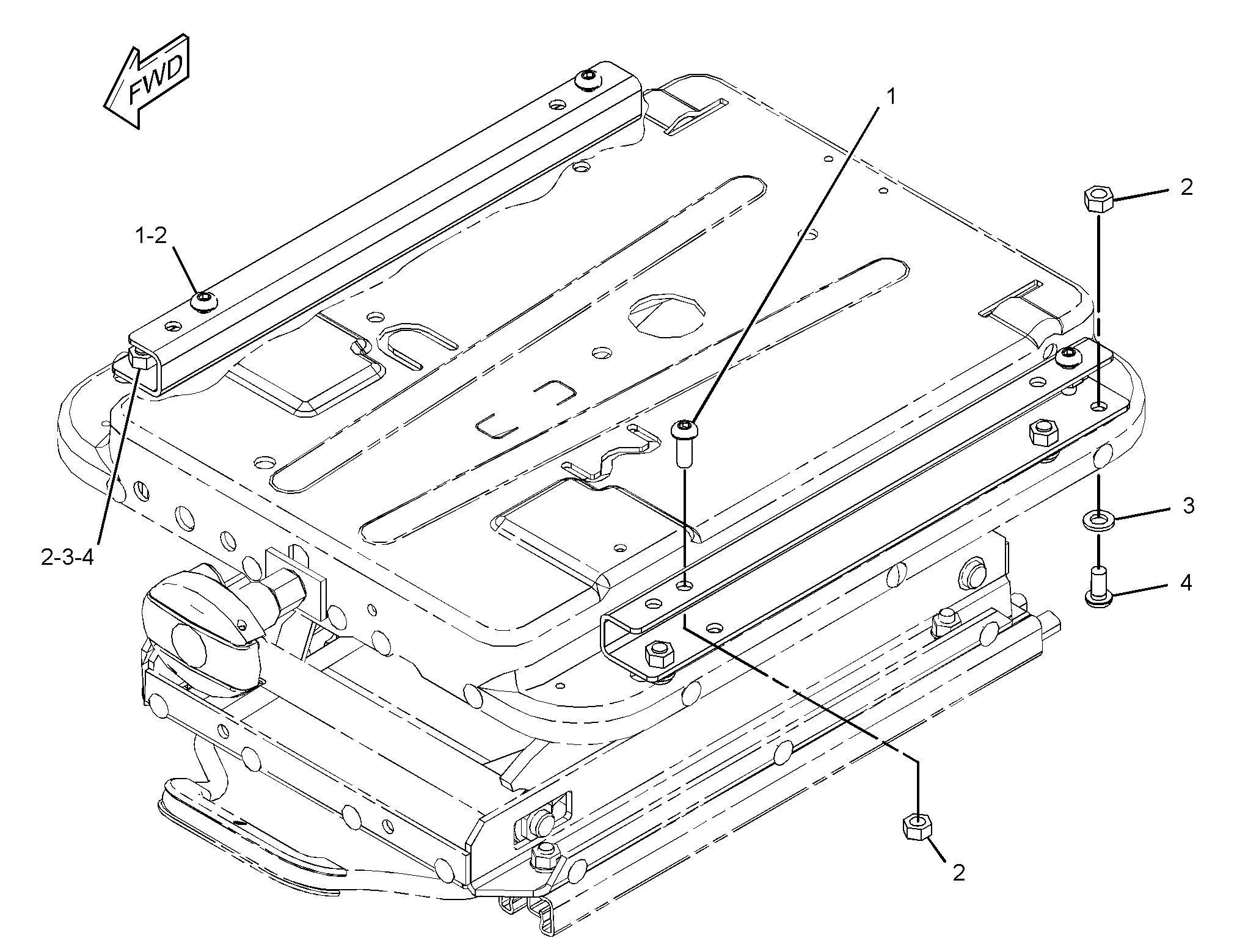 КОМПЛЕКТ КРОНШТЕЙНА