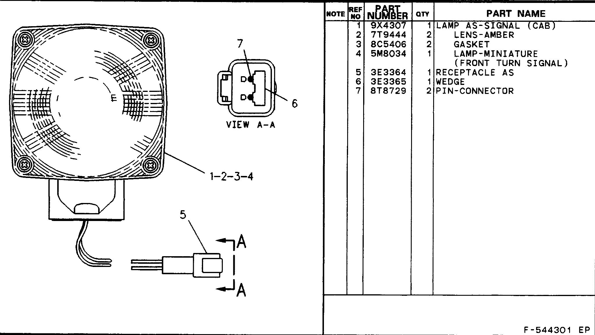 3E-7302: Лампа в сборе