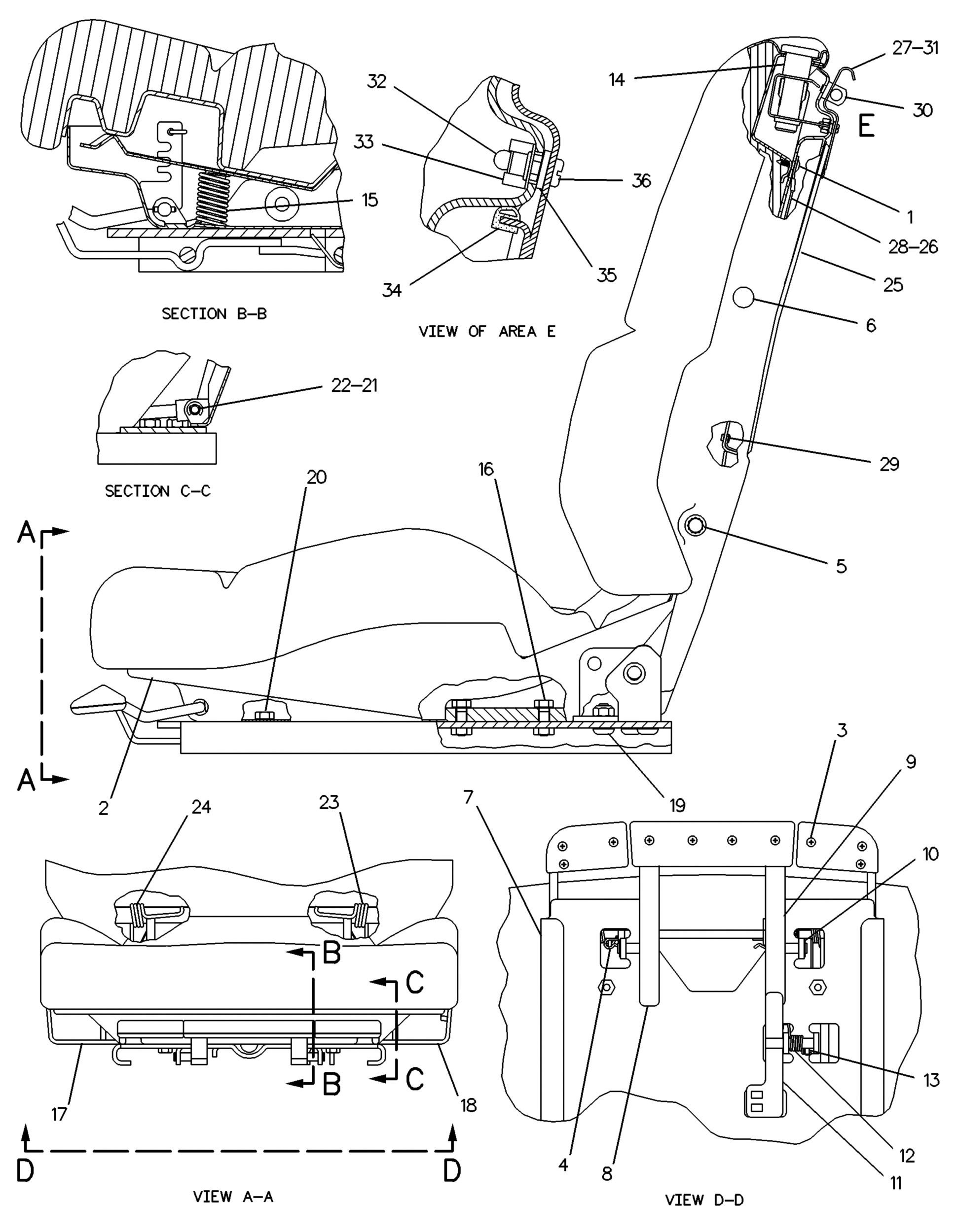 8Y-5883: СИДЕНЬЕ