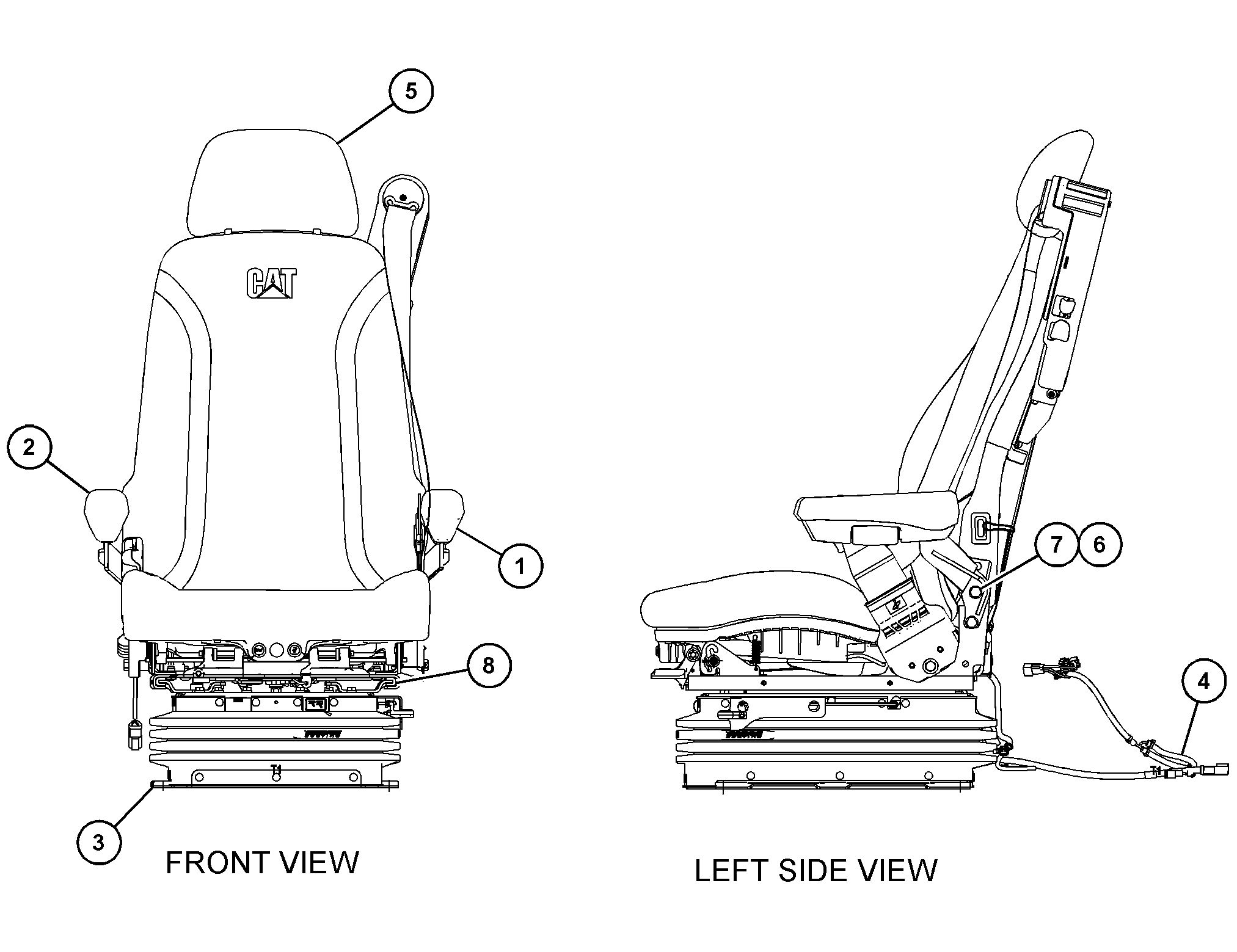 Сиденье подрессоренное
