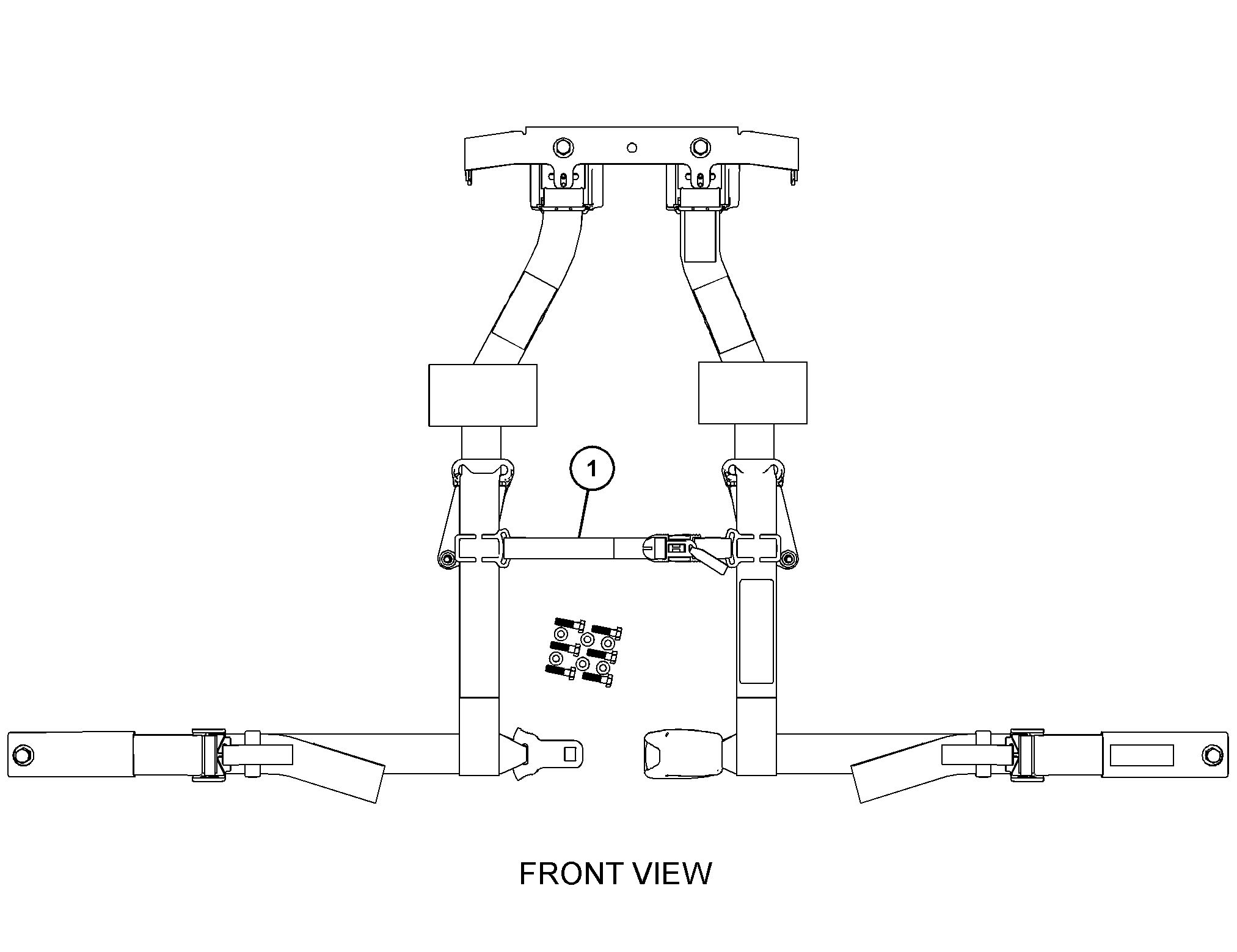 Ремень в сборе - сиденье
