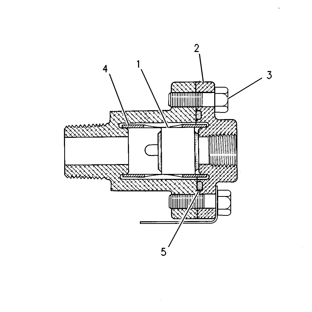• Двойной контрольный тормозный клапан с резьбой 1/2" x 3/8" x 1/4