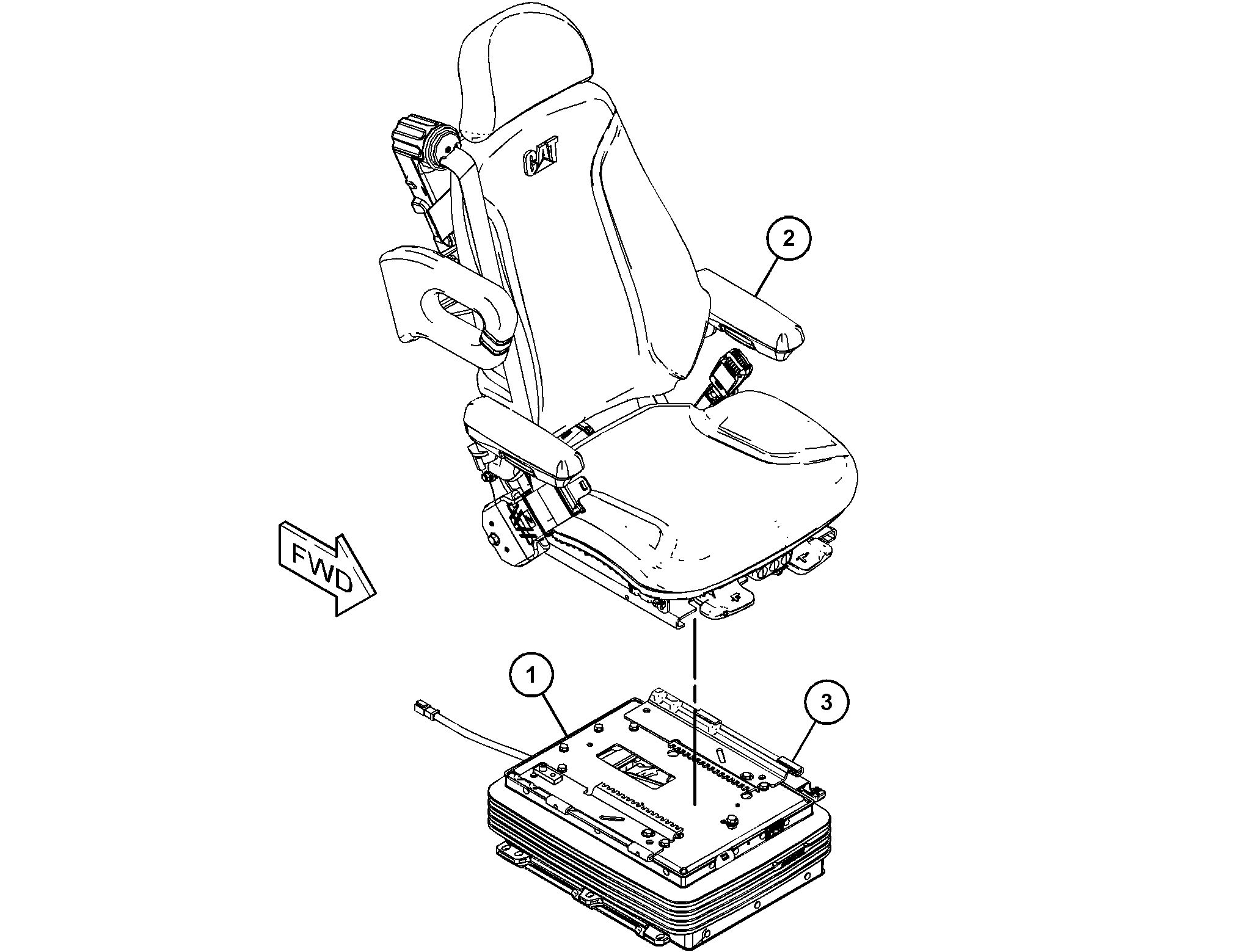 Сиденье подрессоренное