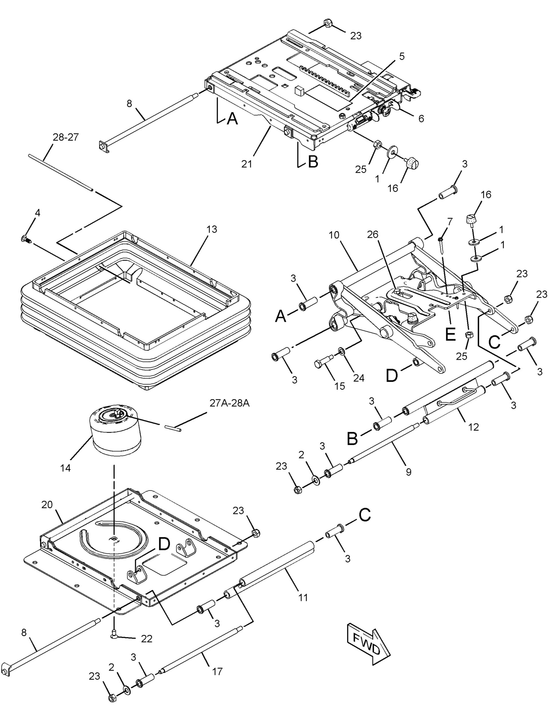 БЛОК ПОДВЕСКИ
