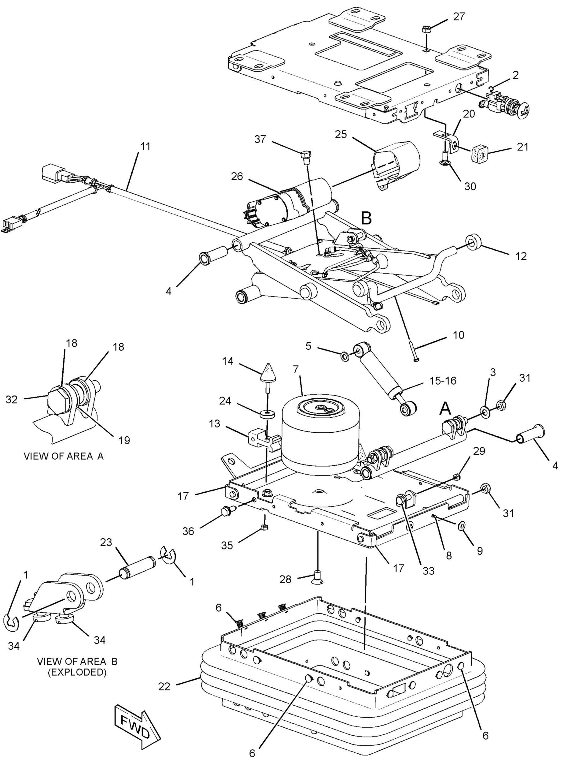 385-5508: ПОДВЕСКА СИДЕНЬЯ