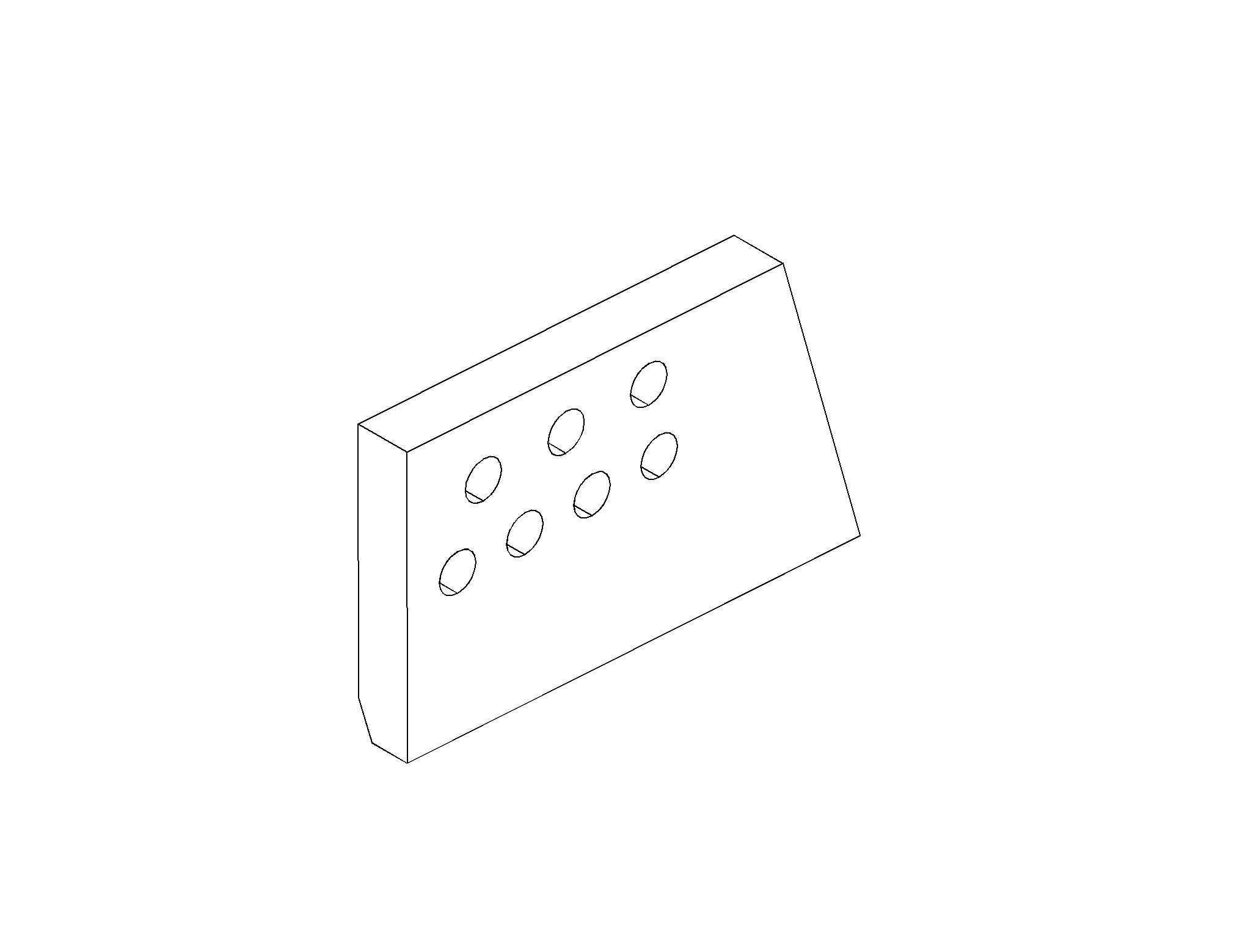 Накладка для ровного резания (левая)