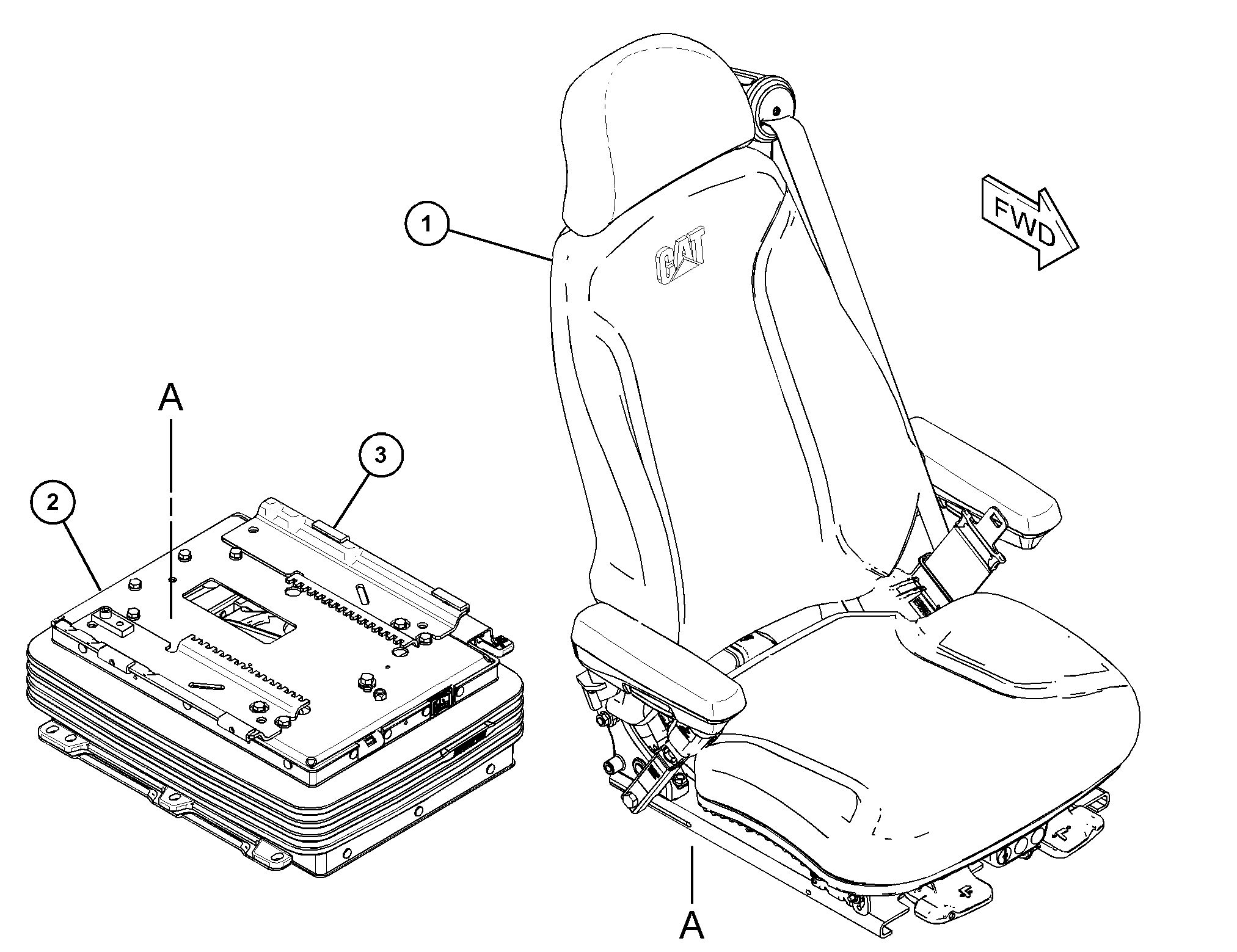 362-3441: СИДЕНЬЕ С ПОДВЕСКОЙ
