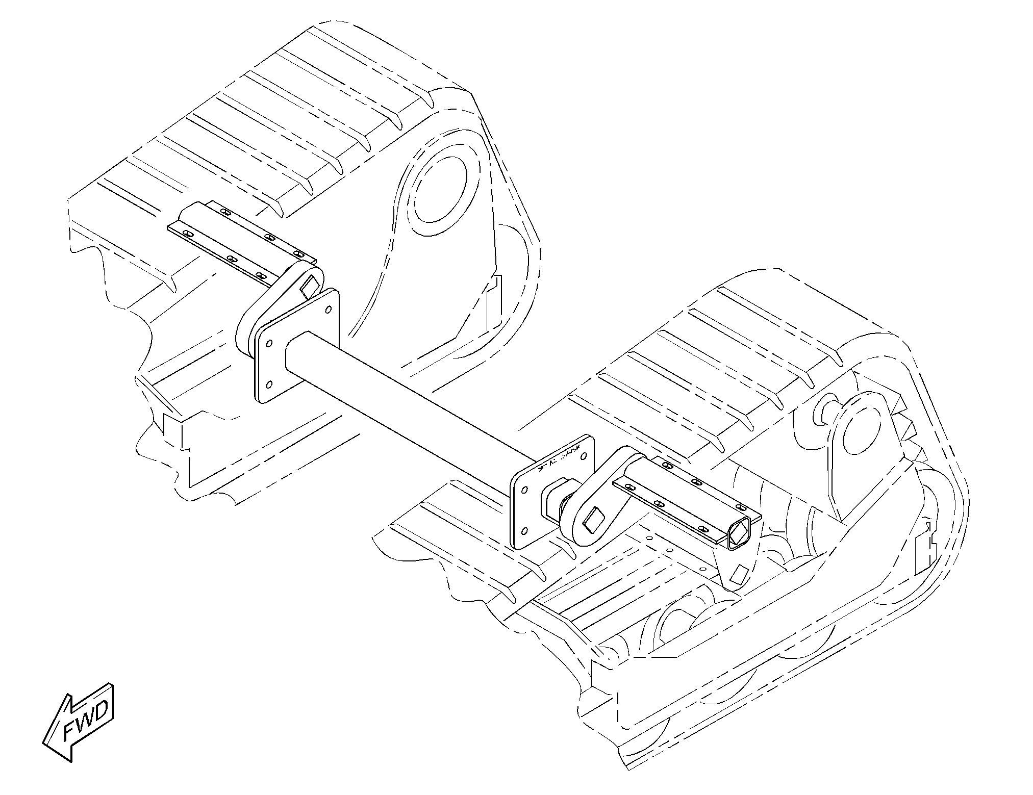 Задний мост в сборе