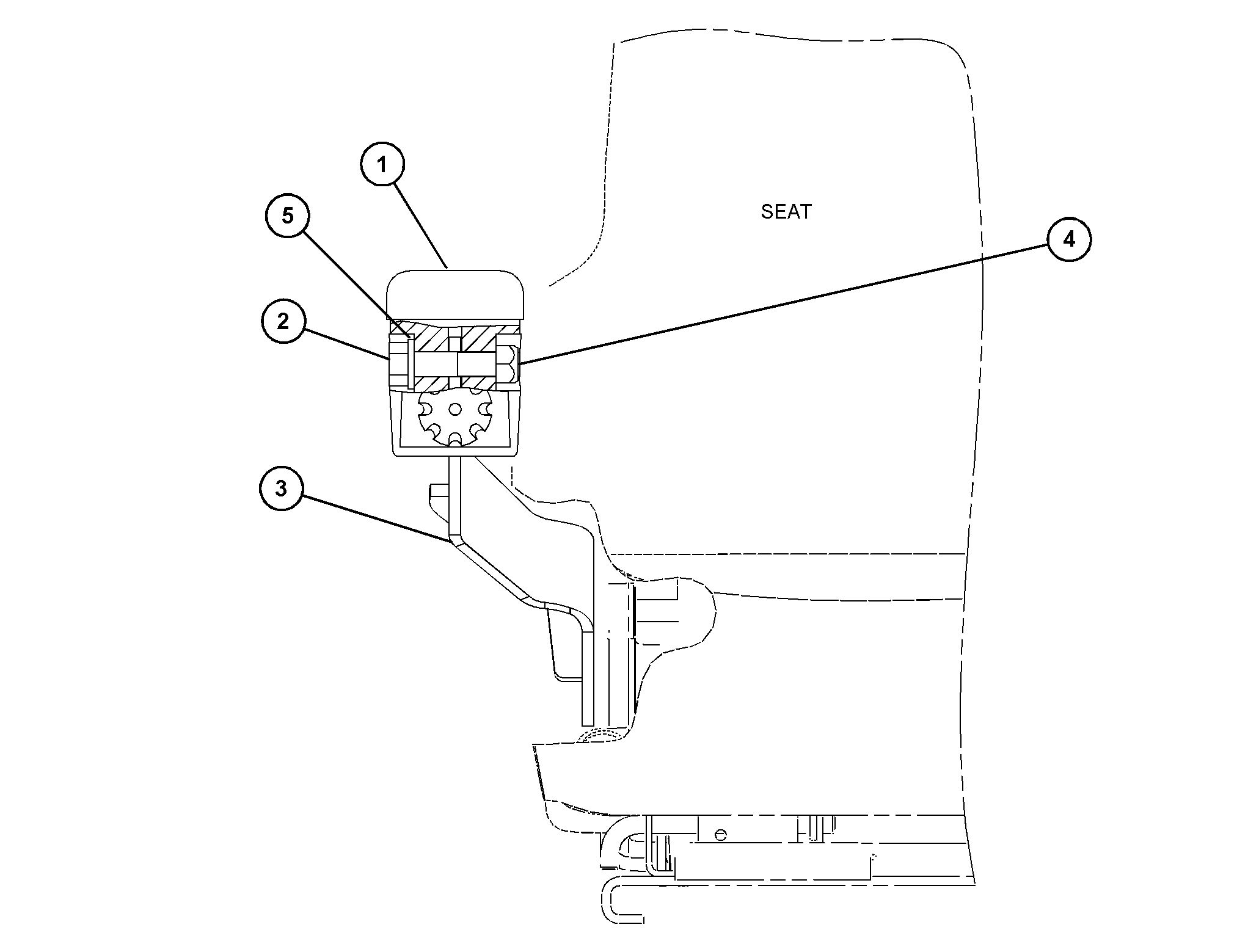 Подлокотник в сборе