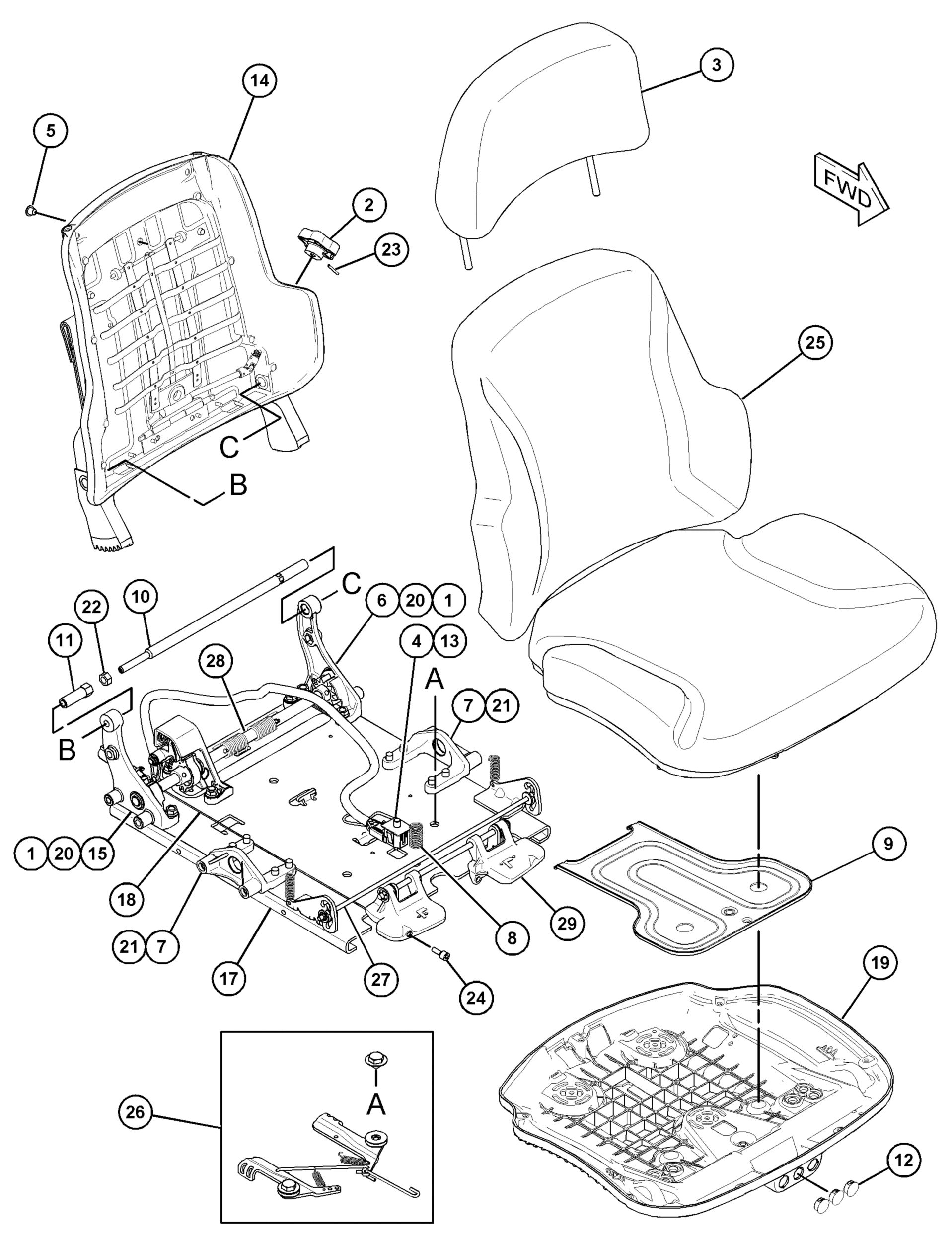 421-1284: БЛОК СИДЕНЬЯ