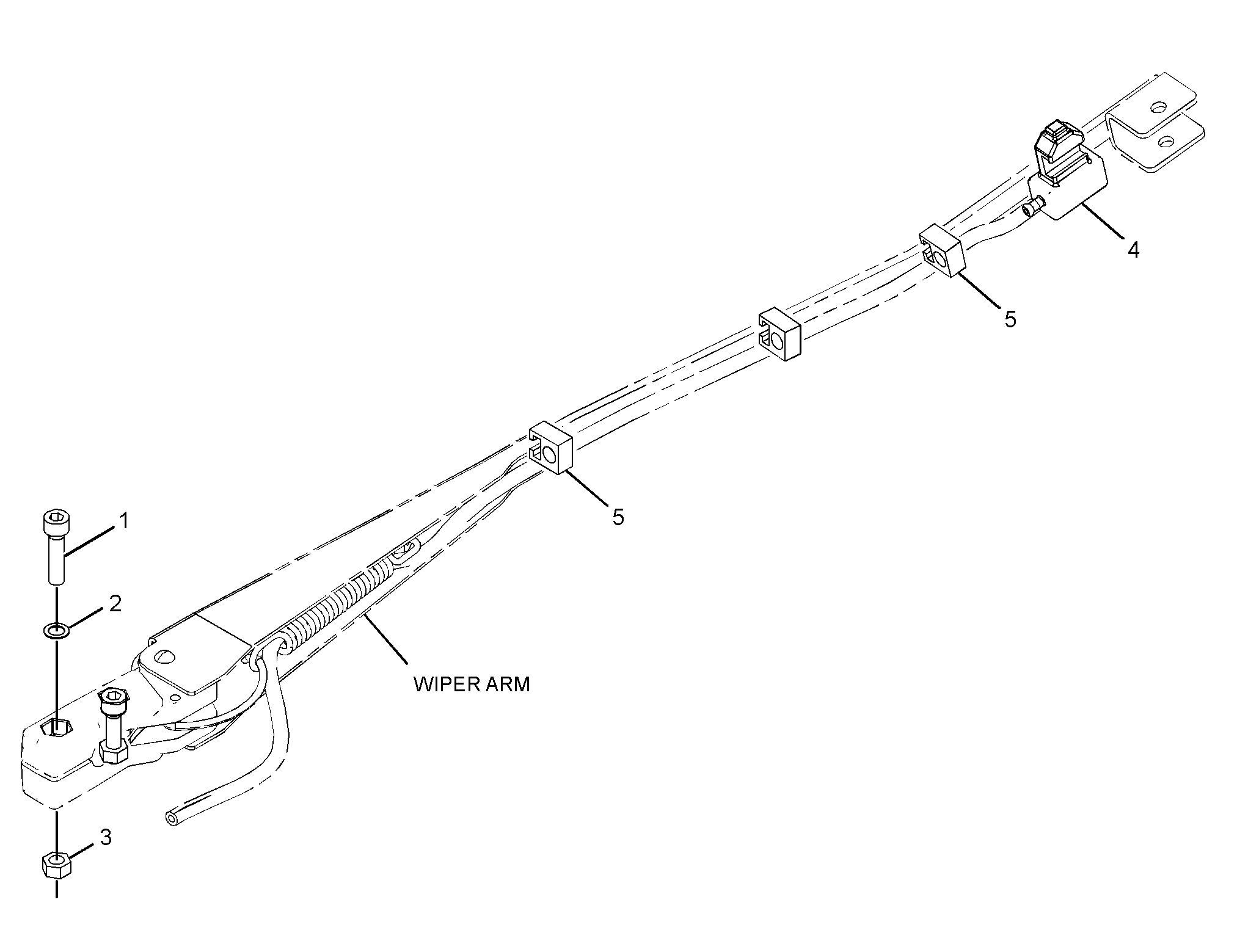Рычаг в сборе — стеклоочиститель