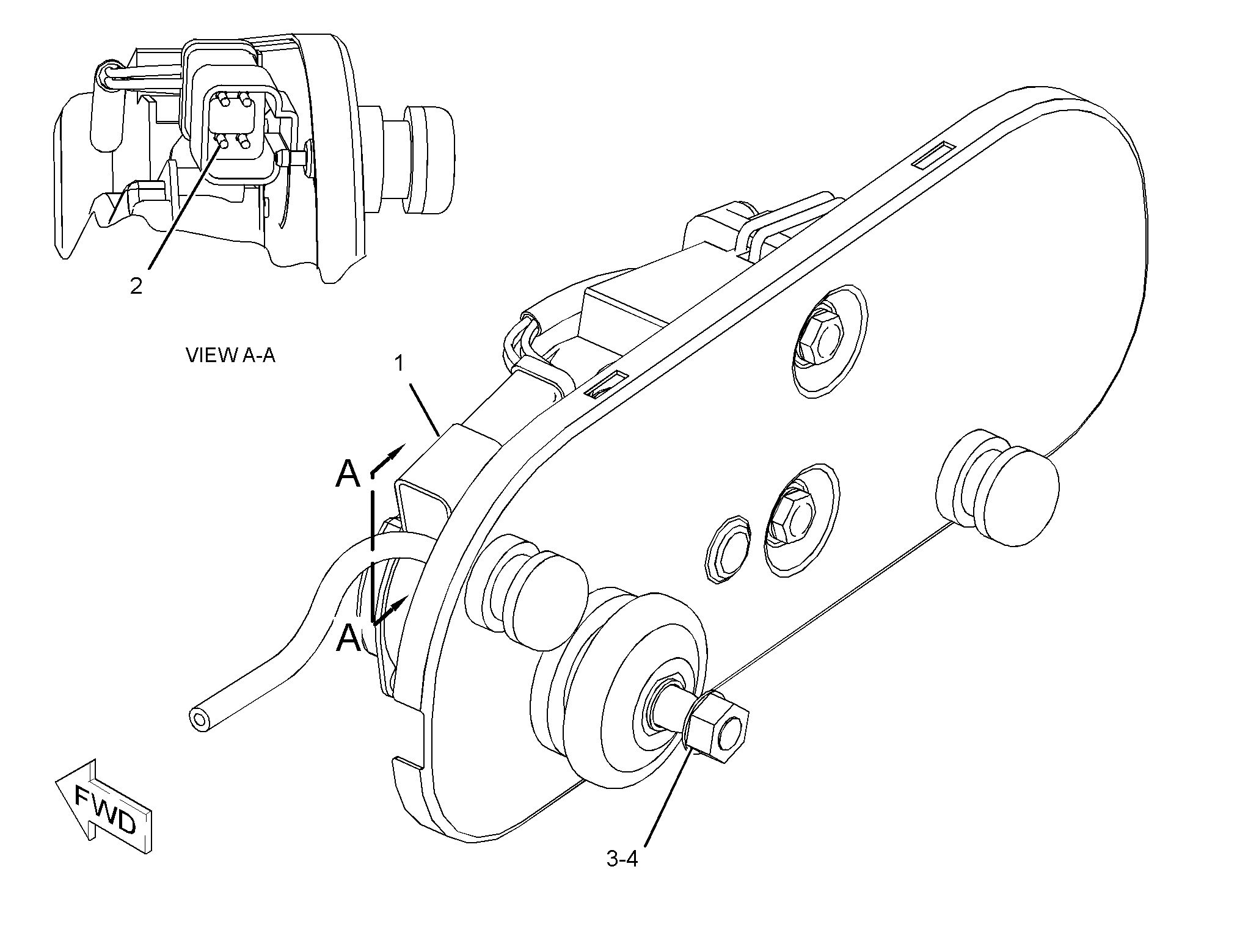 Электродвигатель стеклоочистителя в сборе