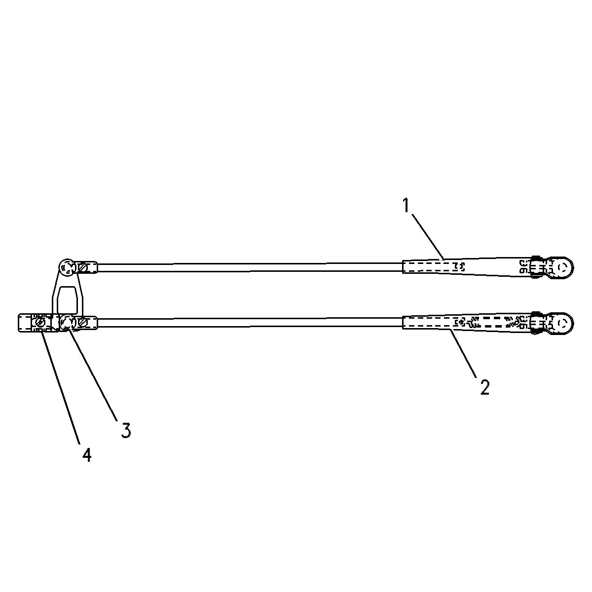 6C-3829: РЫЧАГ СТЕКЛООЧИСТИТЕЛЯ
