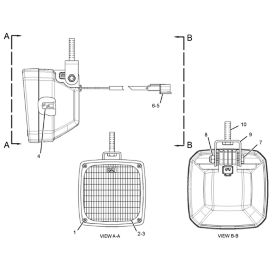 176-0780: 24Volt Vertical Mounted Flood Lamp