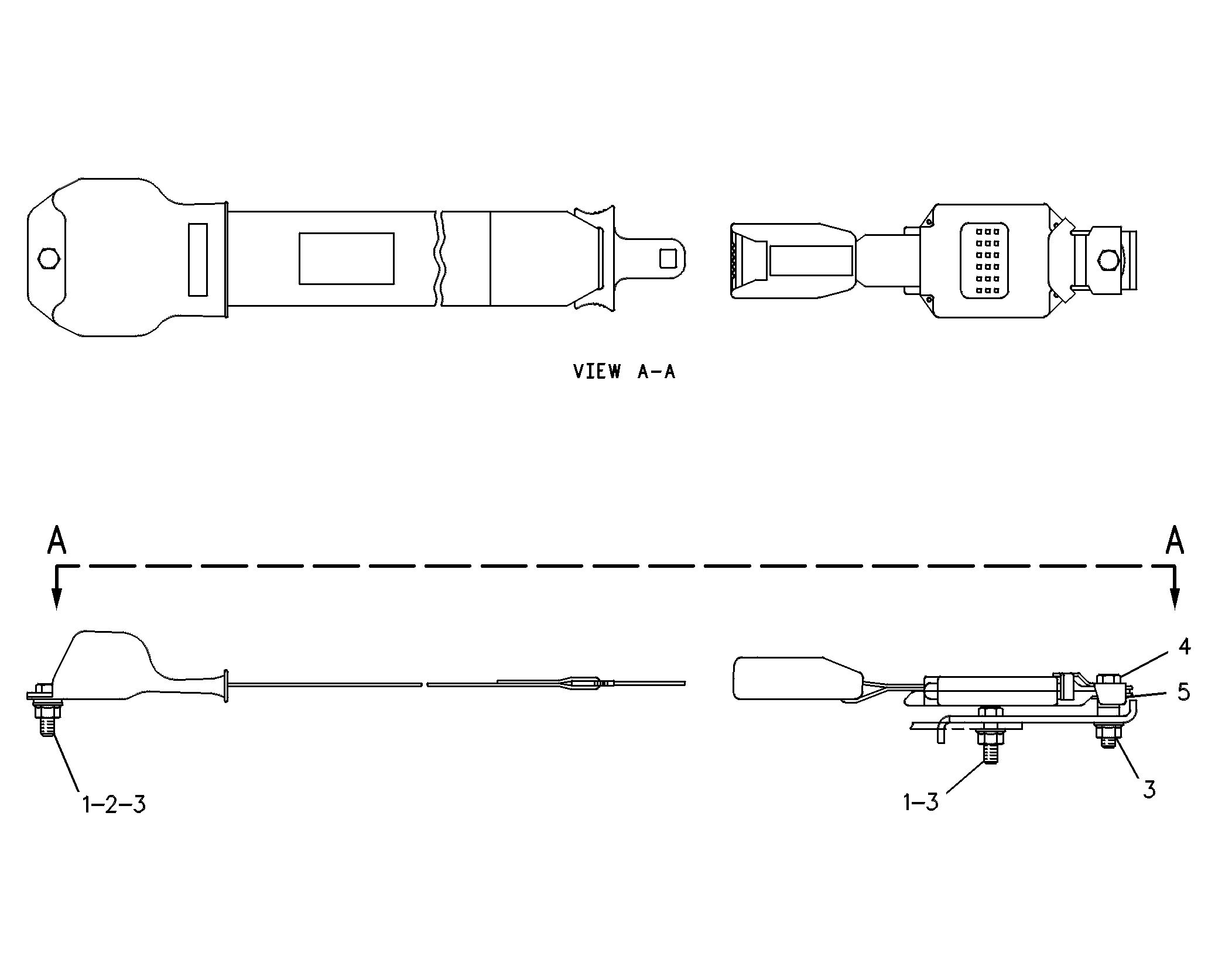 Ремень в сборе - сиденье
