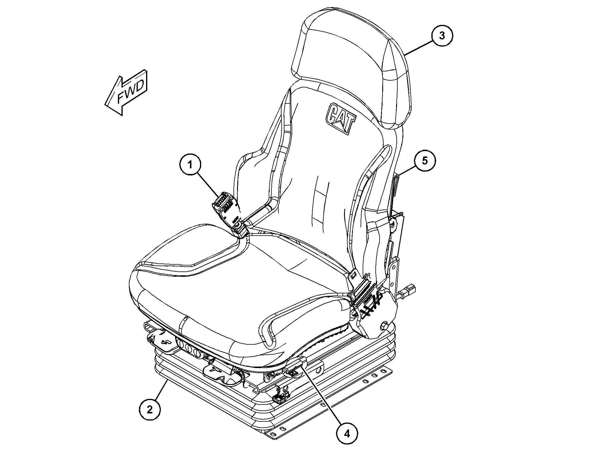 Сиденье подрессоренное