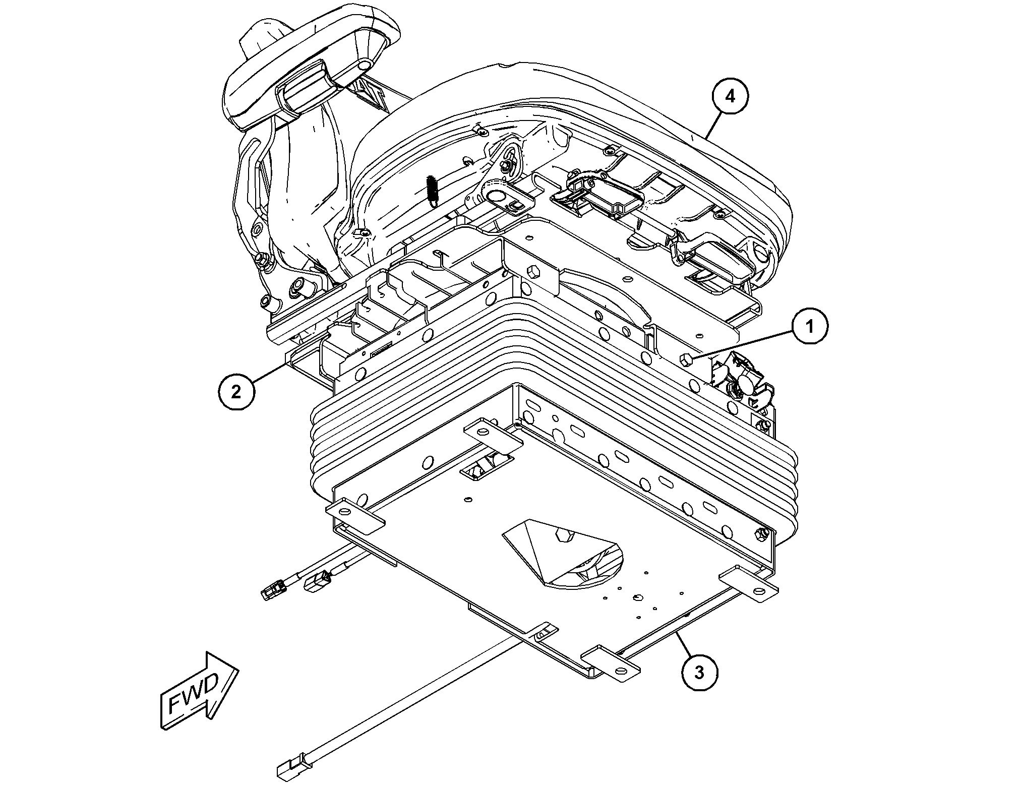 Подрессоренное сиденье
