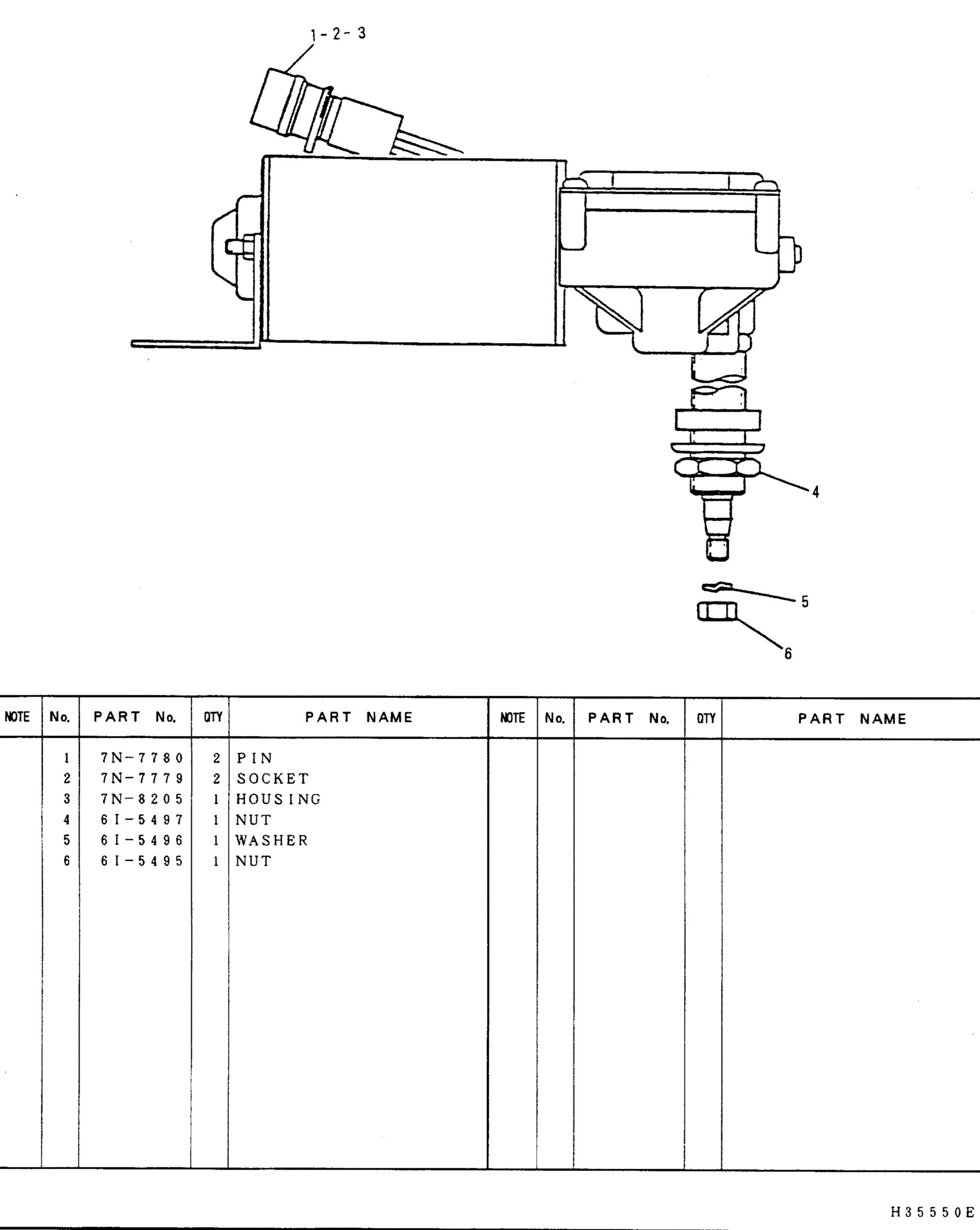 Электродвигатель стеклоочистителя в сборе