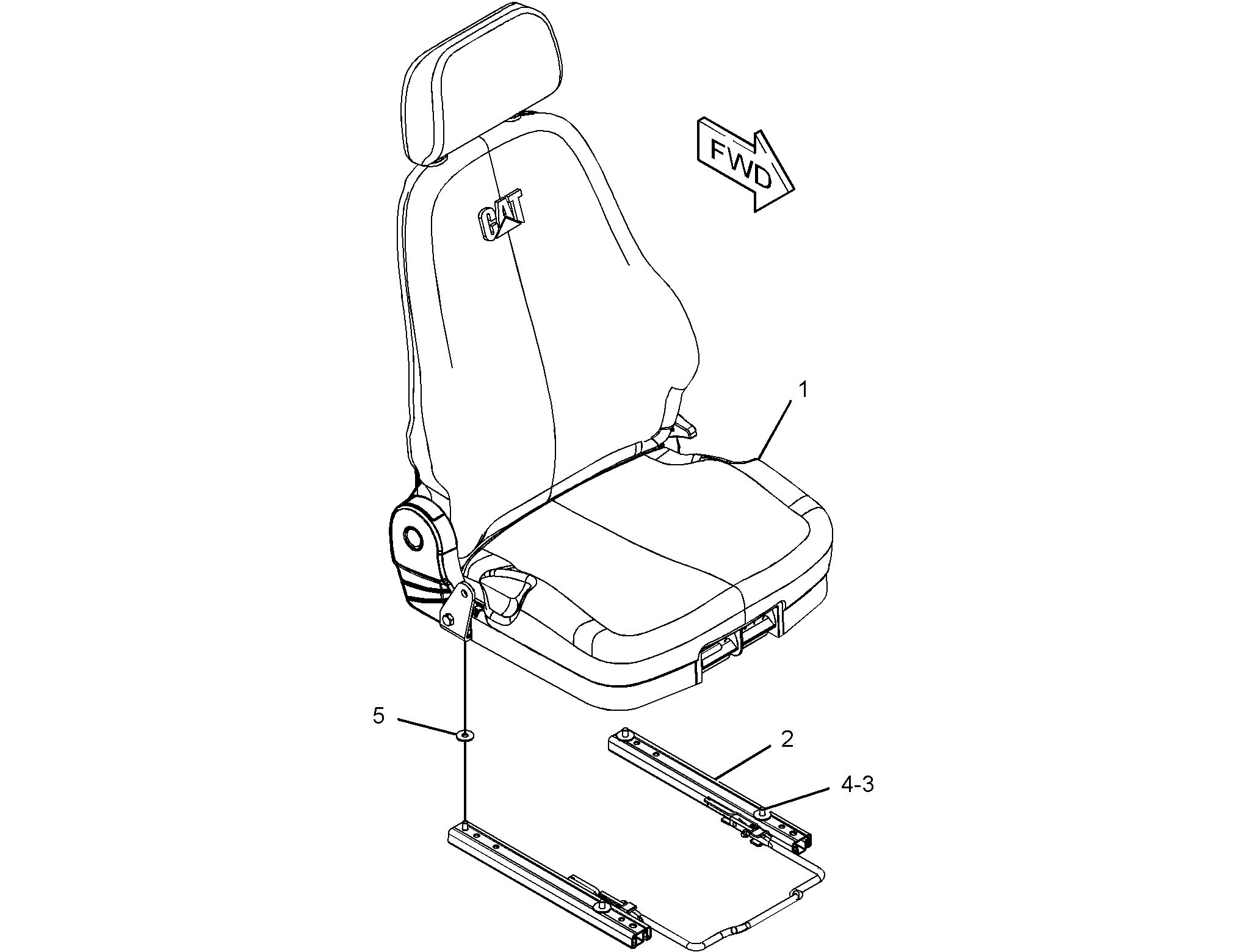 384-2207: Сиденье в сборе