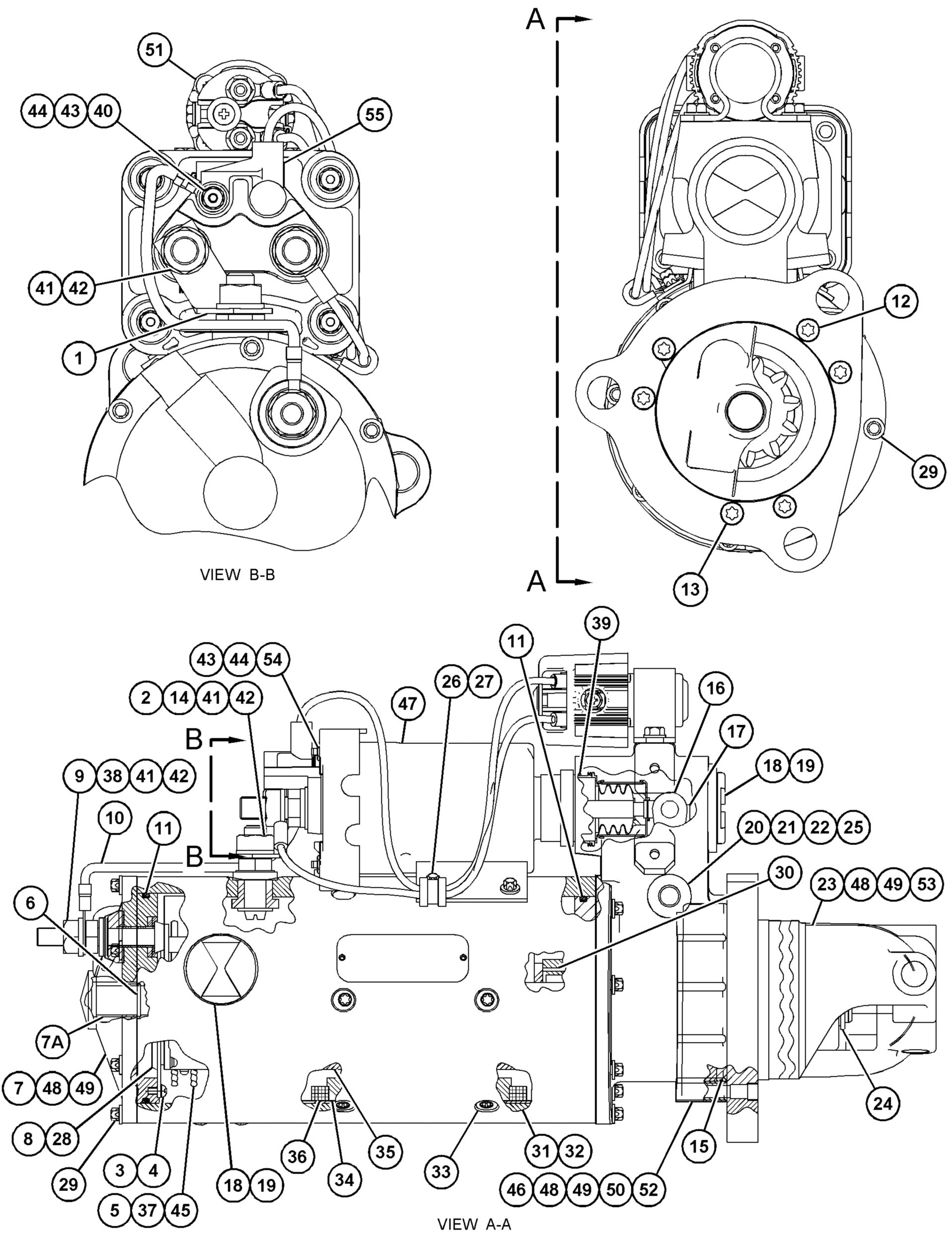 Электростартер на 24 В для тяжелых условий эксплуатации