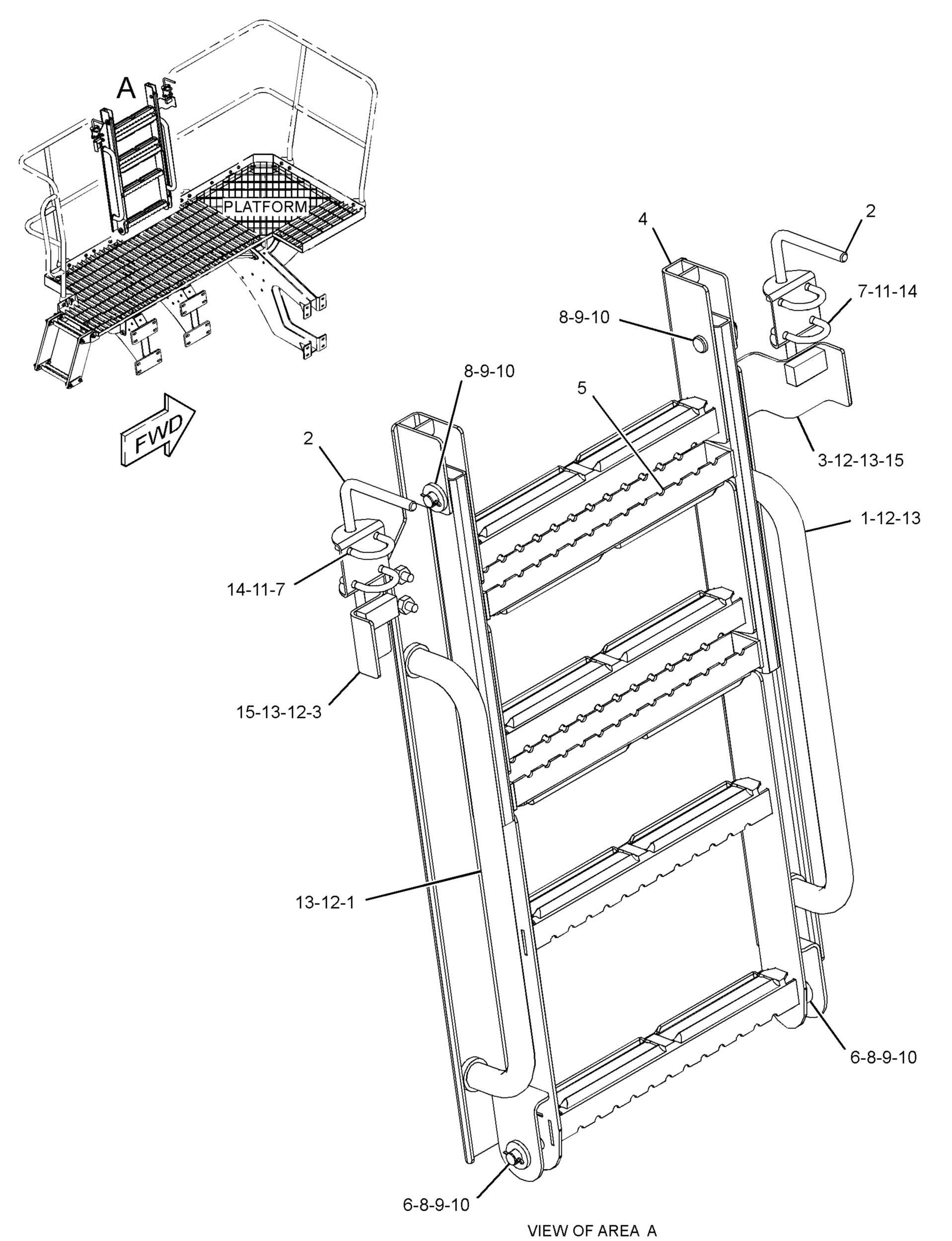 395-3801: БЛОК ЛЕСТНИЦЫ