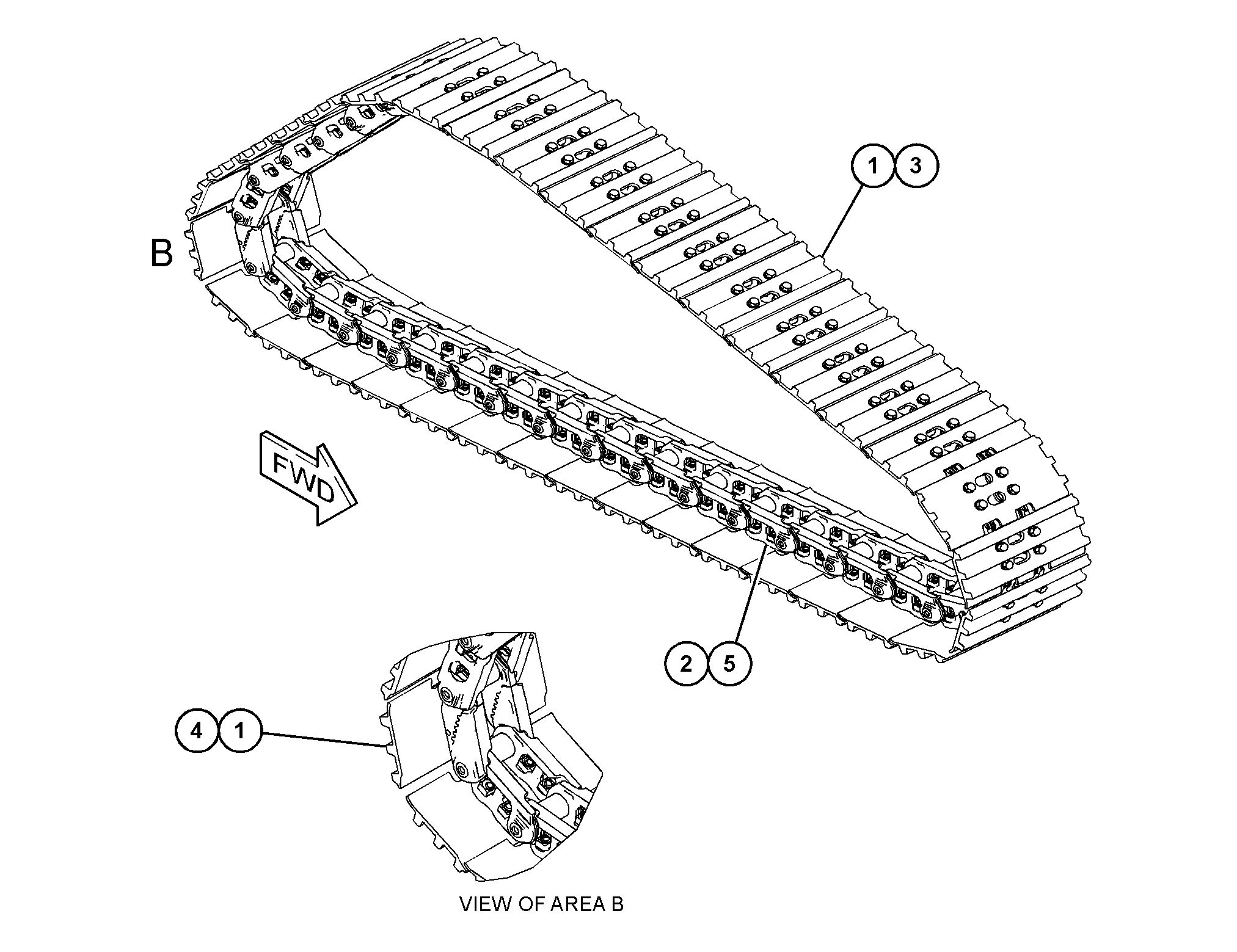 ГУСЕНИЧНАЯ ЛЕНТА В СБОРЕ