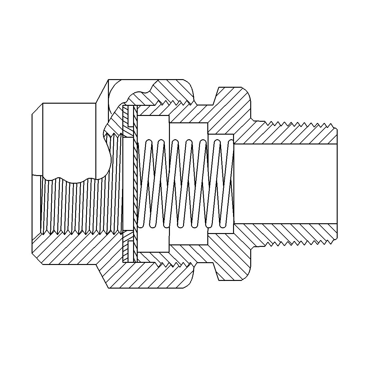 Обратный клапан 3/8