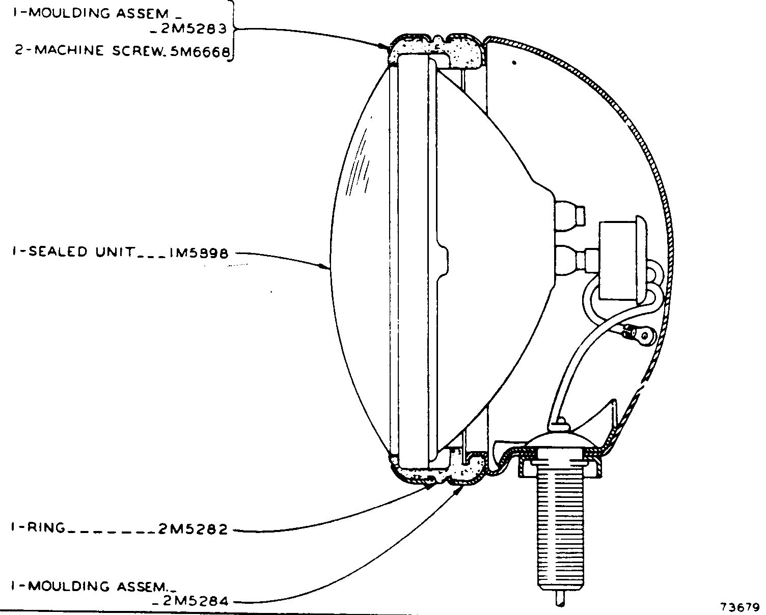 4K-8033: Лампа в сборе