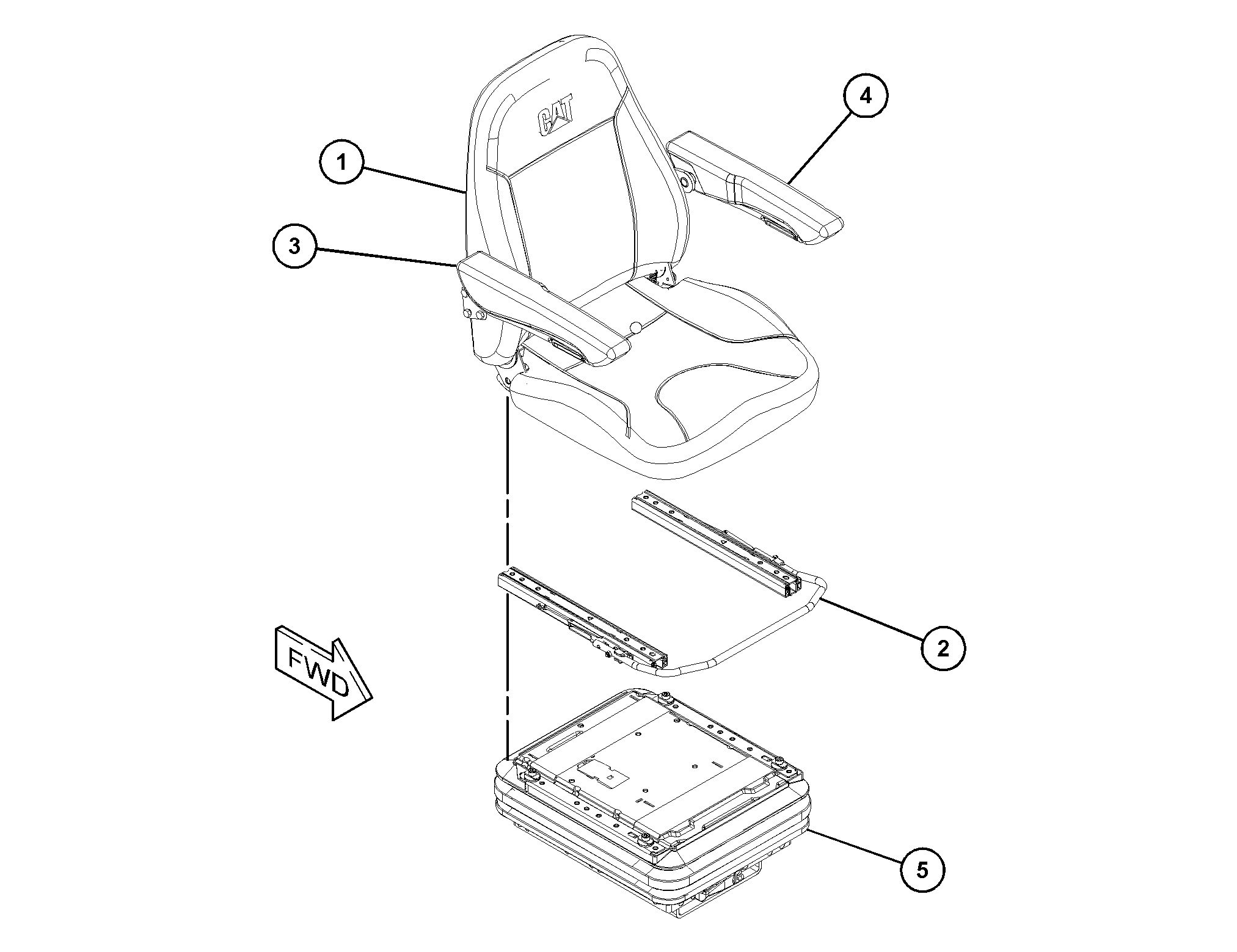 356-7541: СИДЕНЬЕ С ПОДВЕСКОЙ
